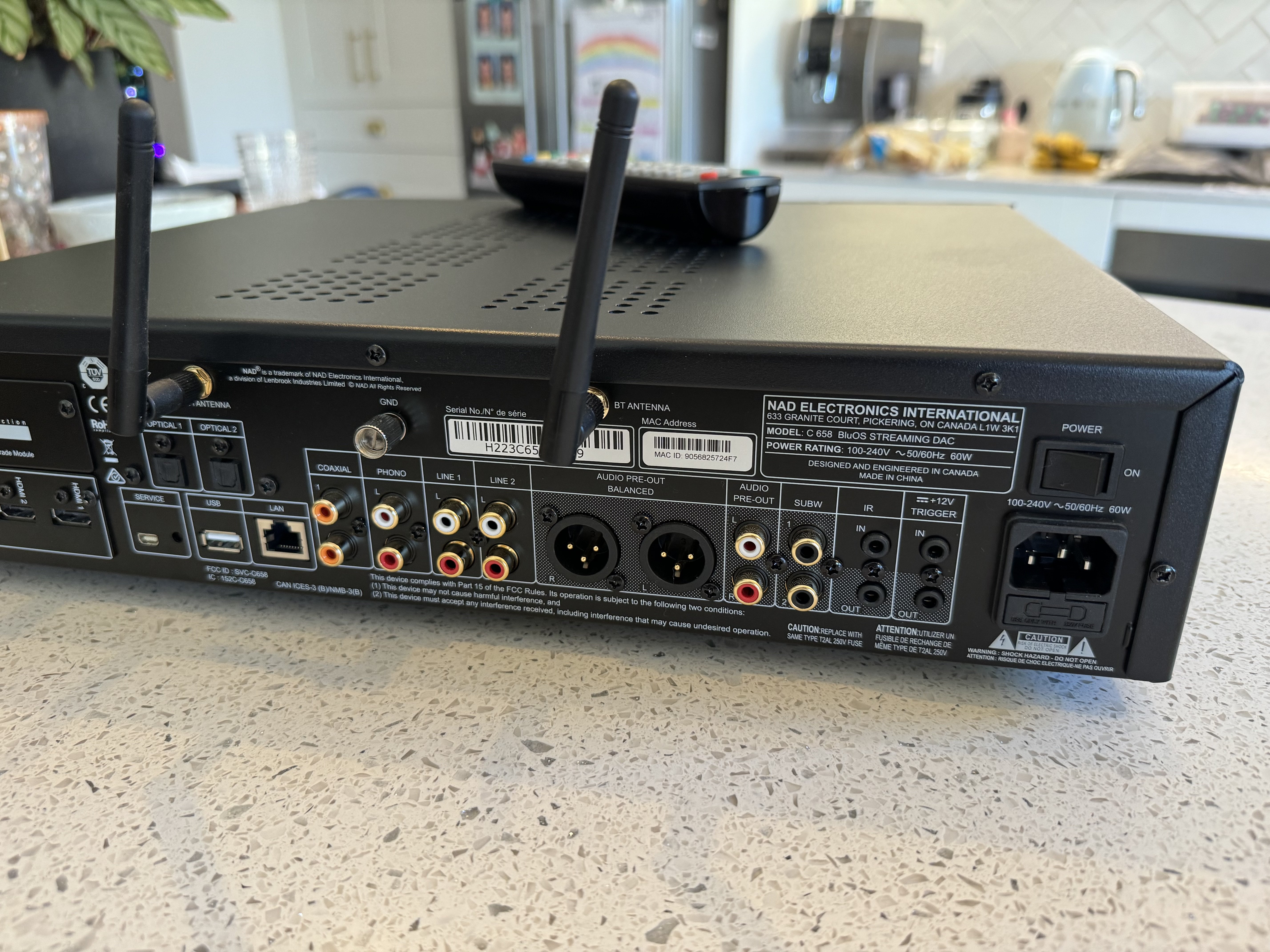 NAD C658 Preamp Streamer