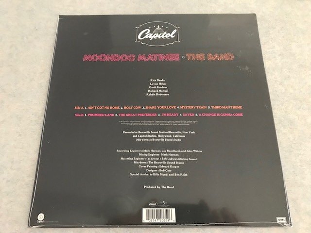 The Band " Moondog Matinee" Vinyl