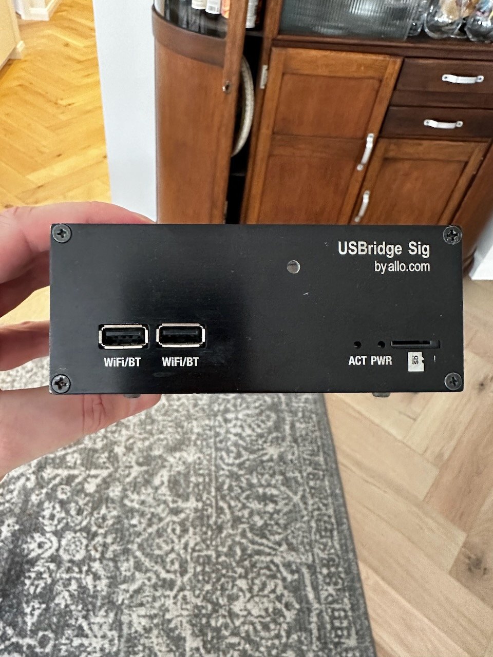 Allo USBSig Streamer + Shanti LPS + Wifi dongle