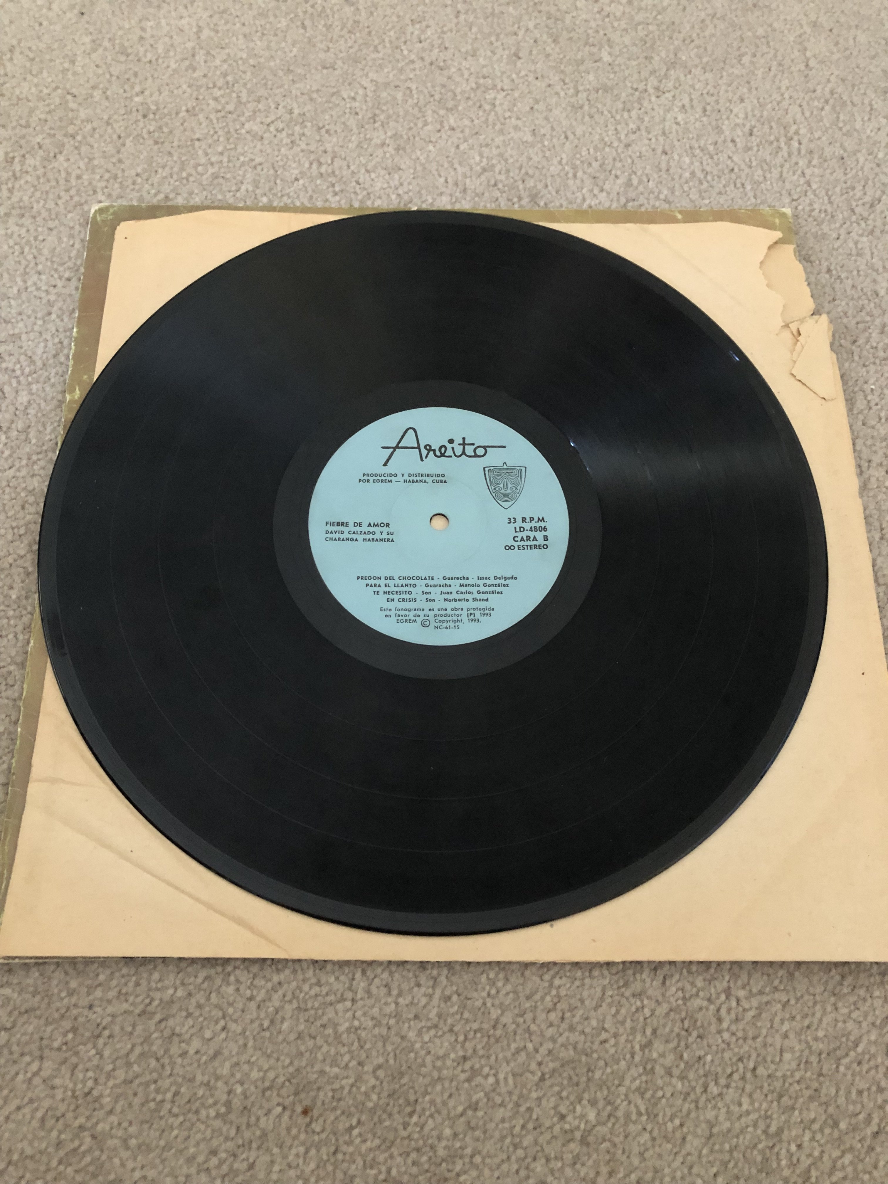 David Calzado Y Su Charanga Habanera - Me Sube La Fiebre LP