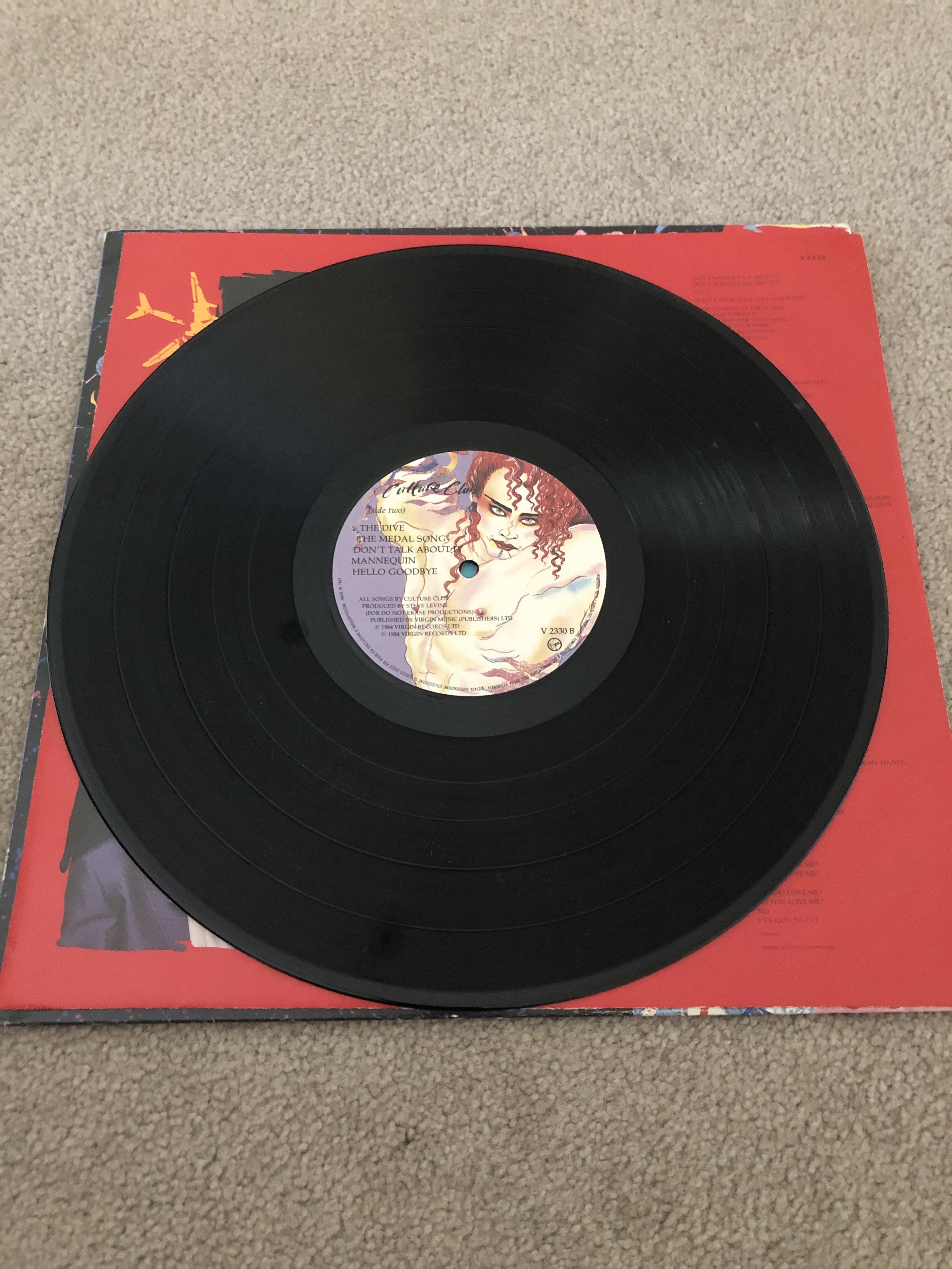 Culture Club - Waking Up With The House On Fire LP Vinyl