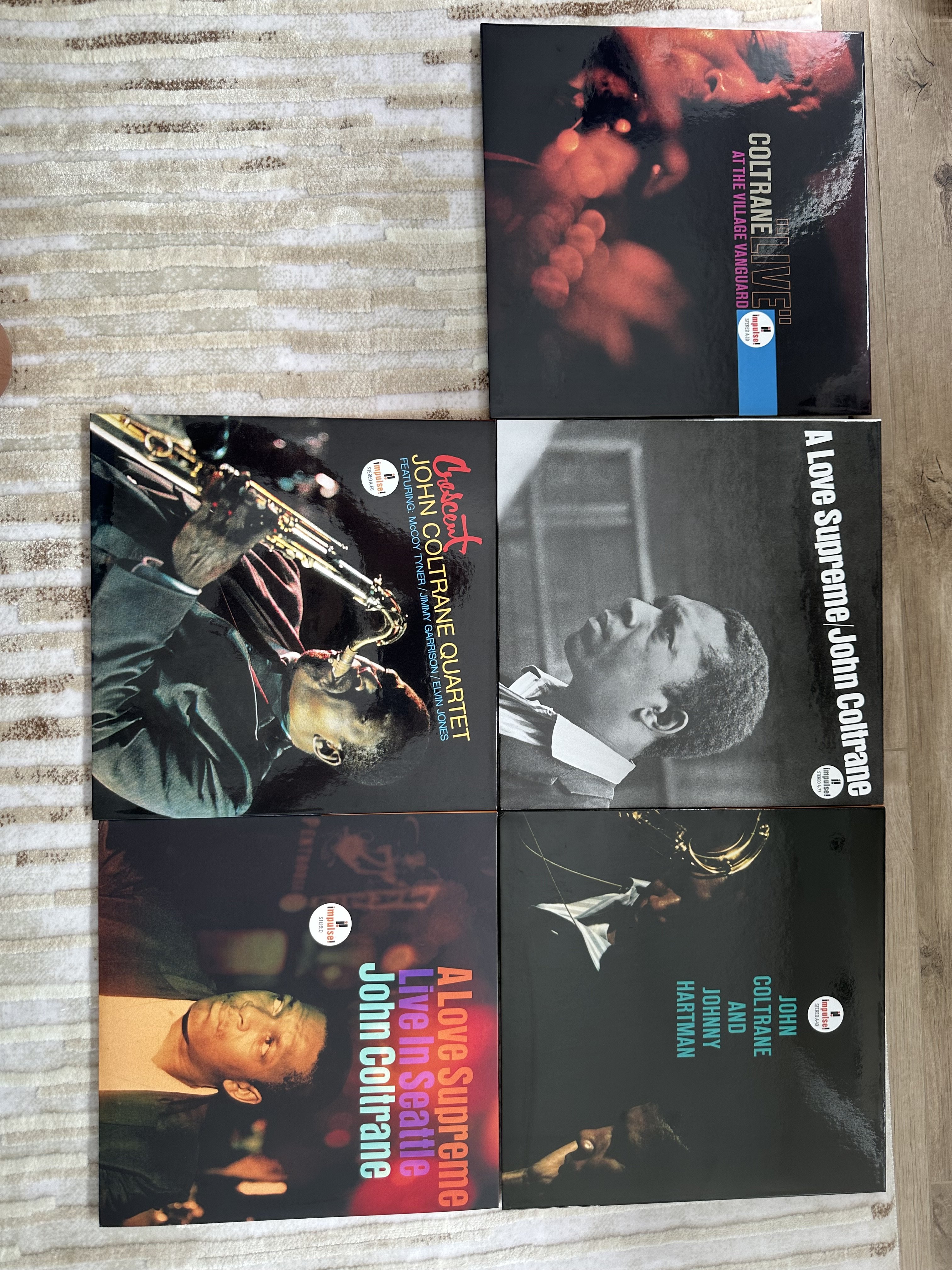 John Coltrane Jazz vinyl x 6 (Impulse US pressing)