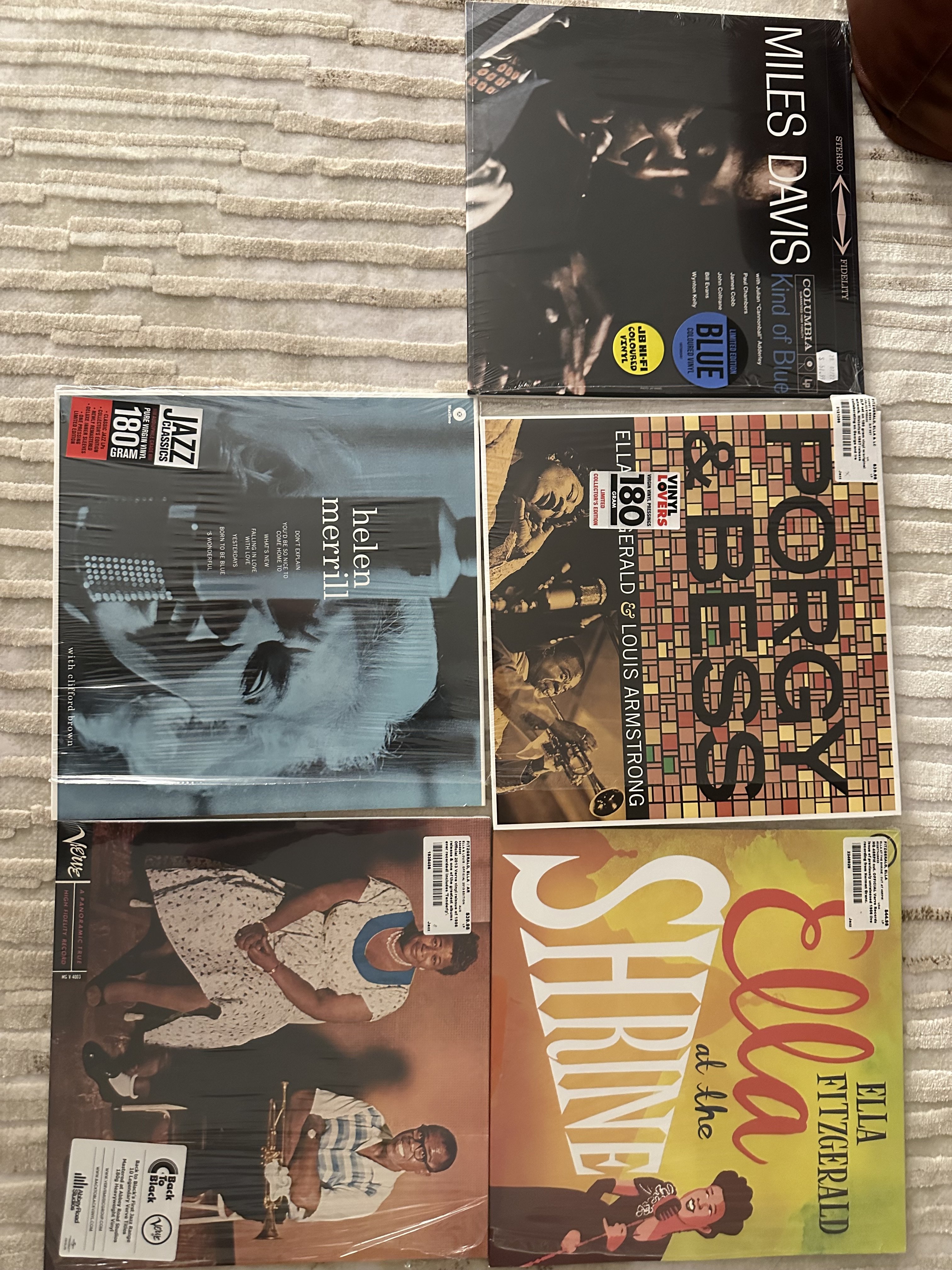 Jazz vinyl Lp x 5