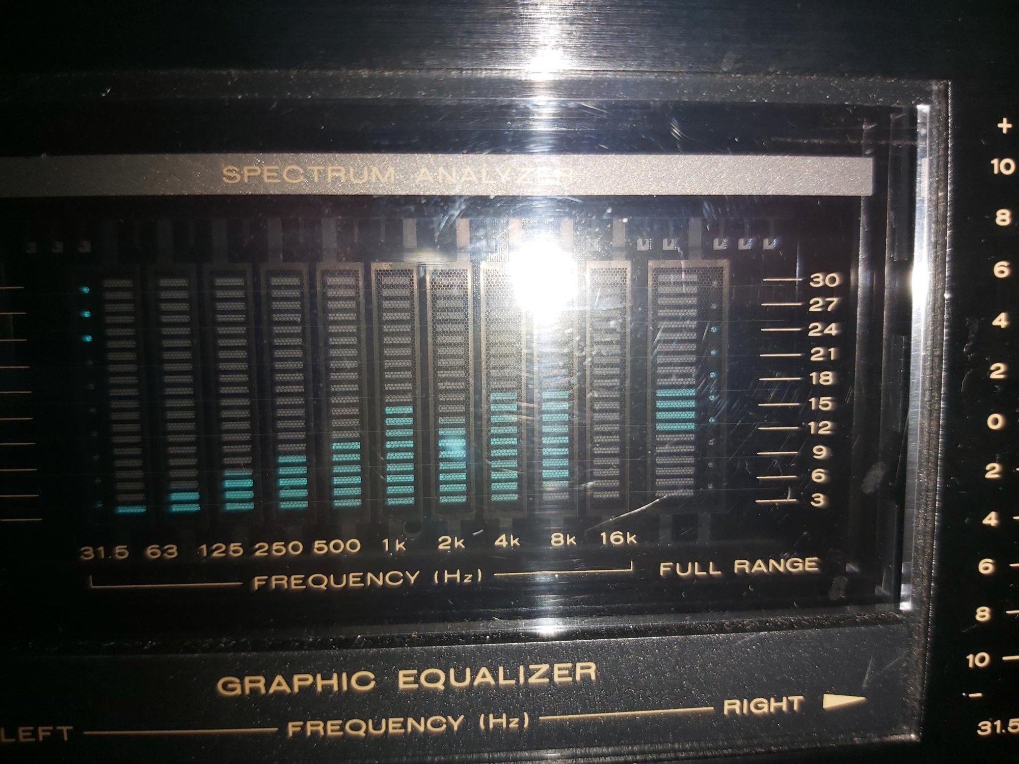 Marantz Graphic, Equalizer Spectrum Analyzer, Model EQ551 - Stereo