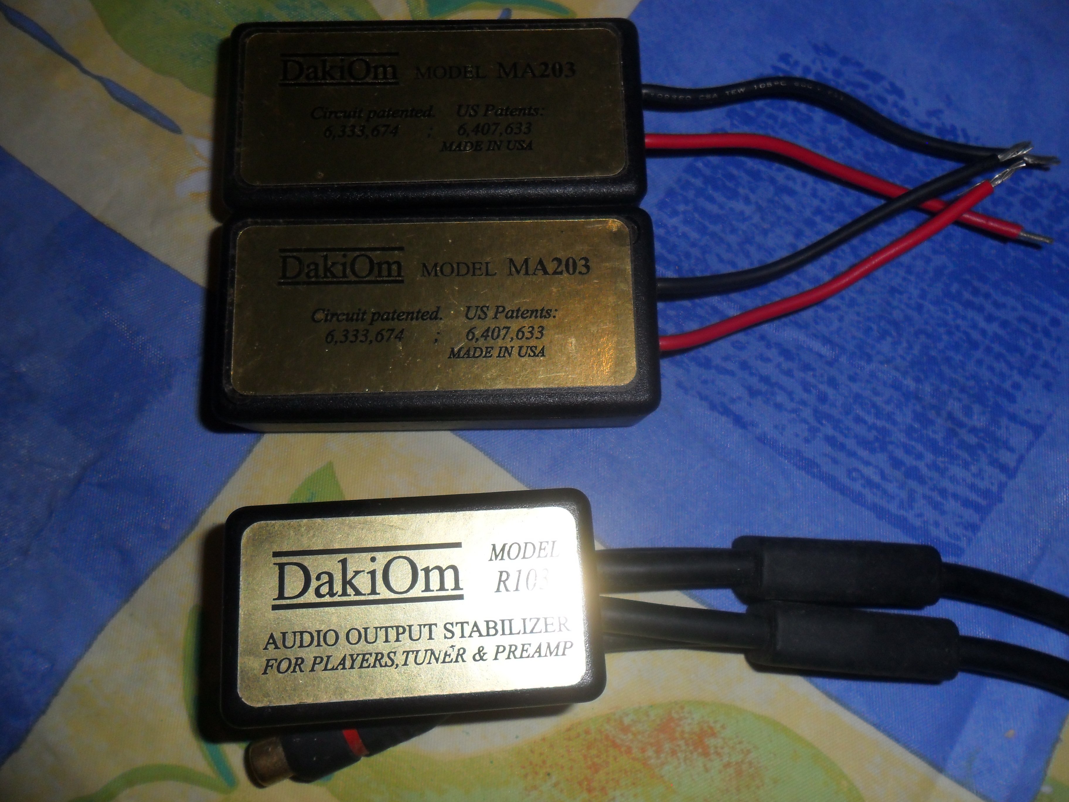 DAKIOM AUDIO FEEDBACK STABILIZERS ﻿ HiFi and Cinema Cables & Accessories