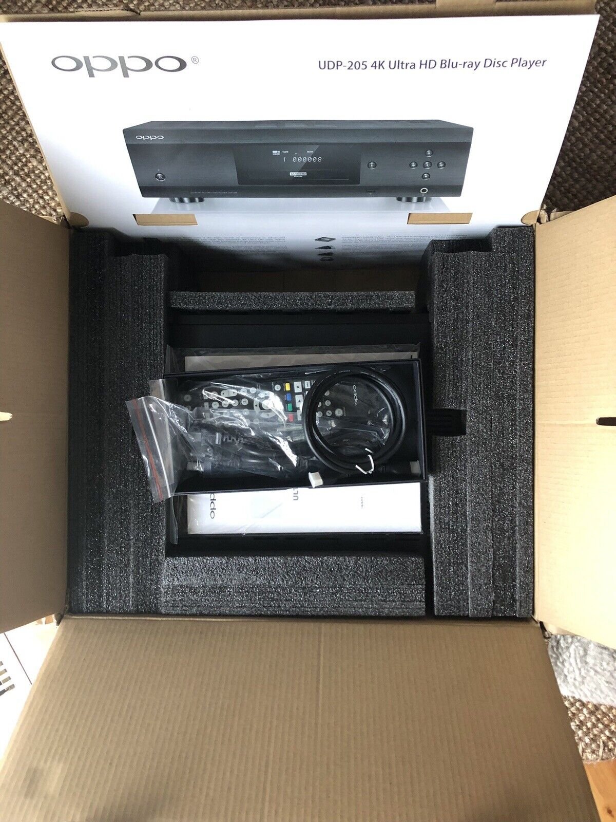 OPPO UDP-205 4K UHD BLU-RAY DVD PLAYER Audiophile Upgraded