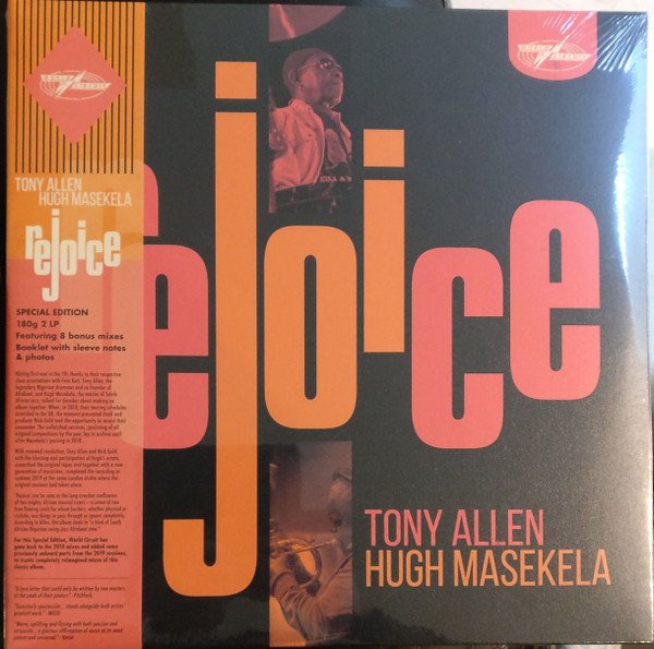 Tony Allen And Hugh Masekela – Rejoice 2LP vinyl NEW - Vinyl