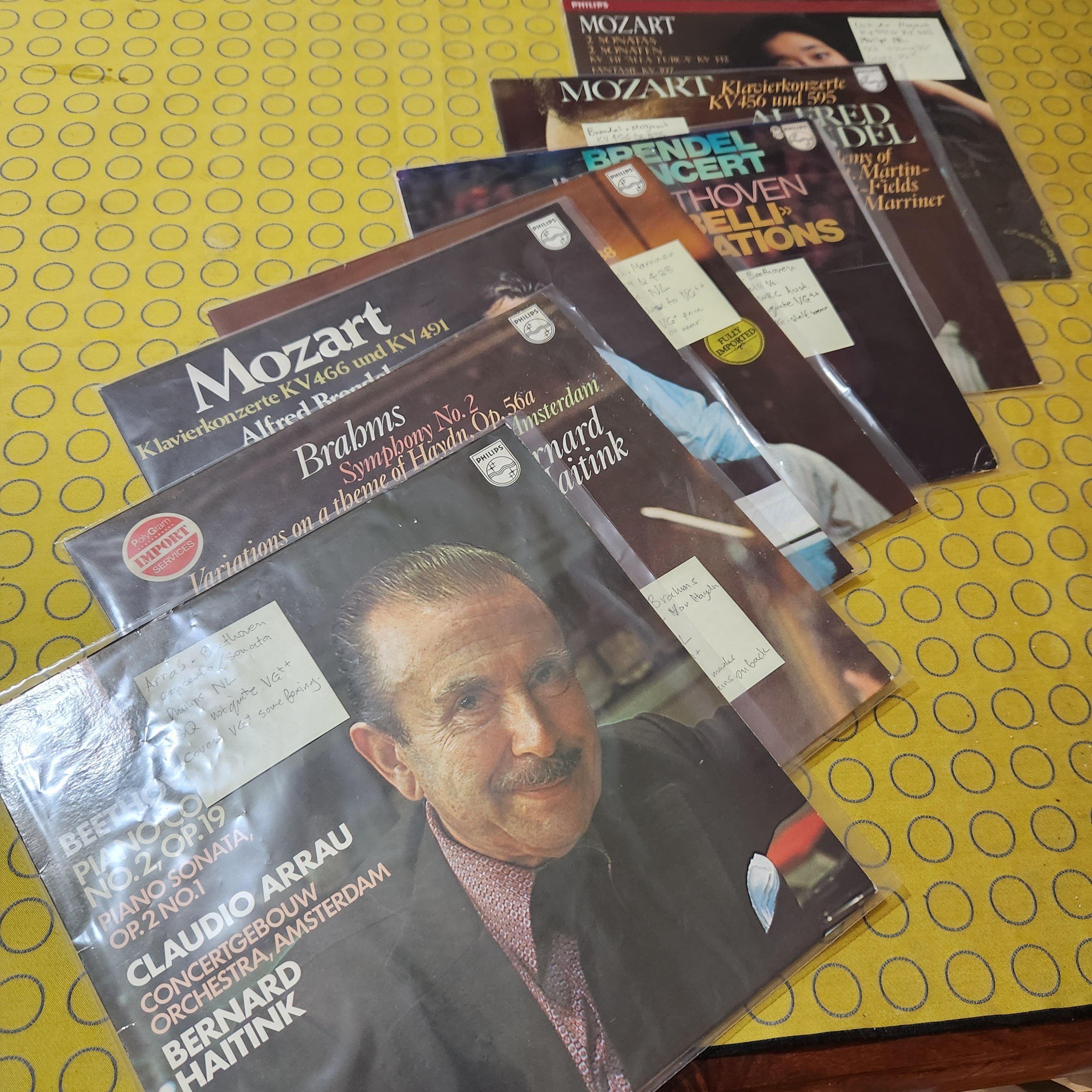 Famous artists on Phillips, 7xLPs