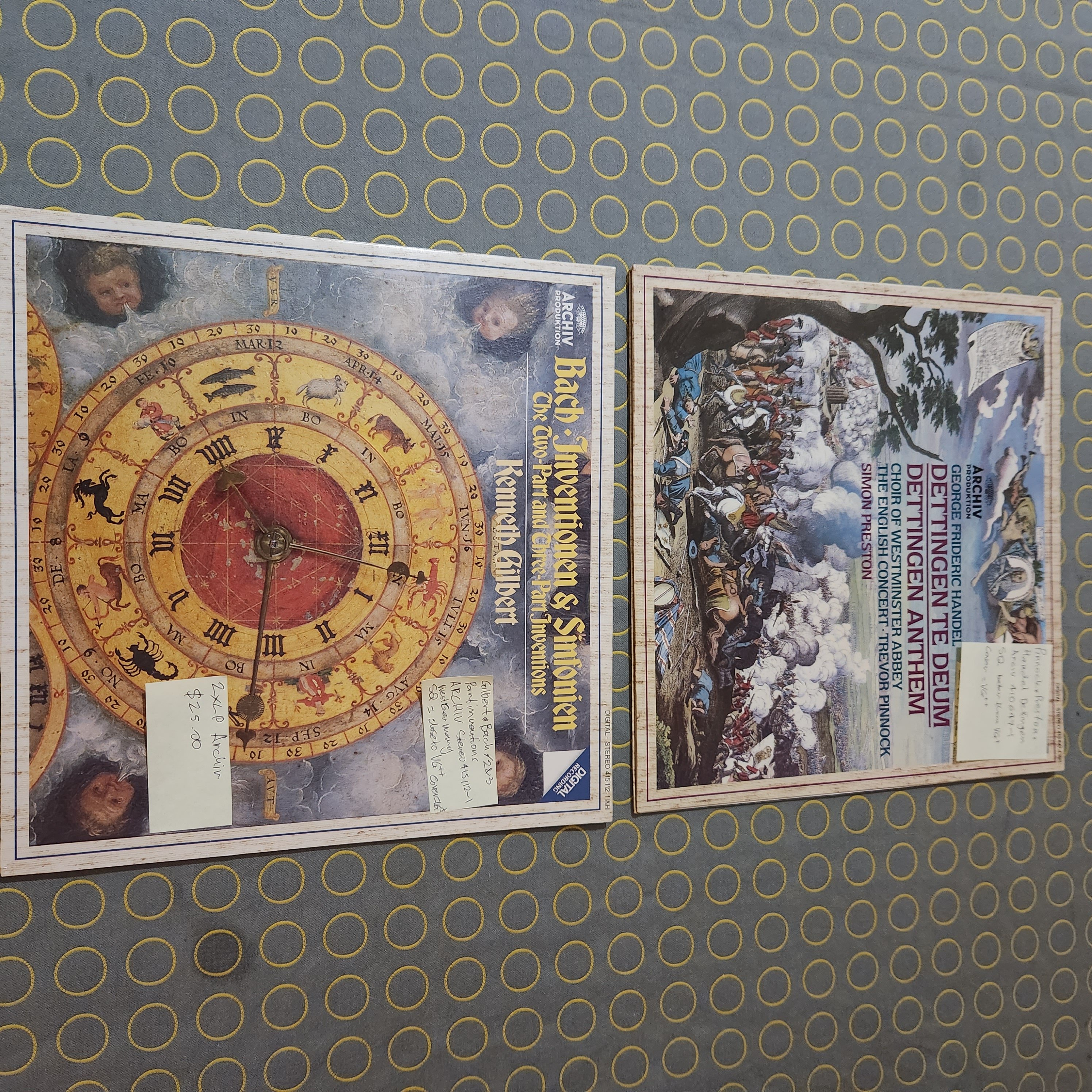 BACH ○ HANDEL ○ ARCHIV ○ 2 X LPs