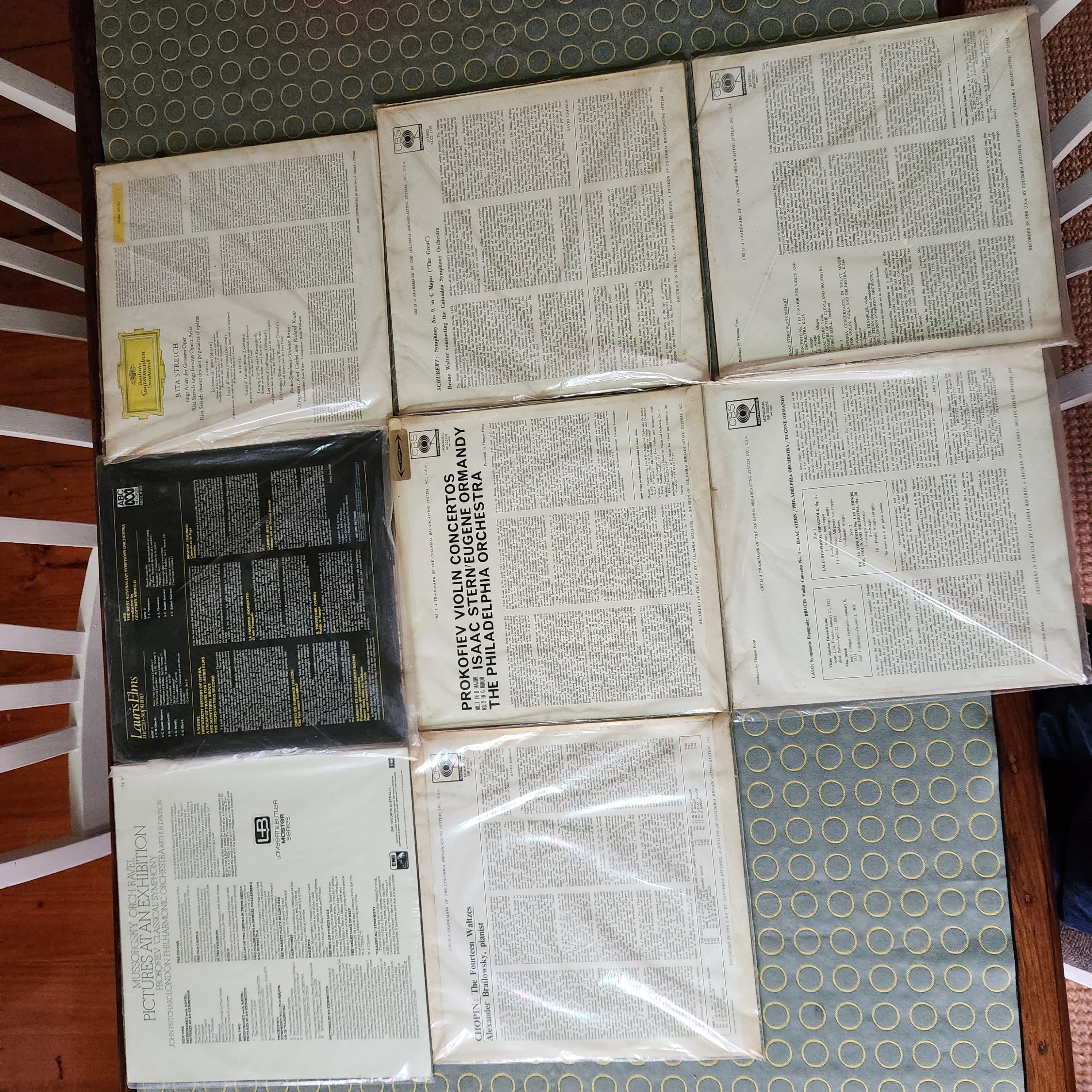 EIGHT SEALED x CLASSICAL LPs