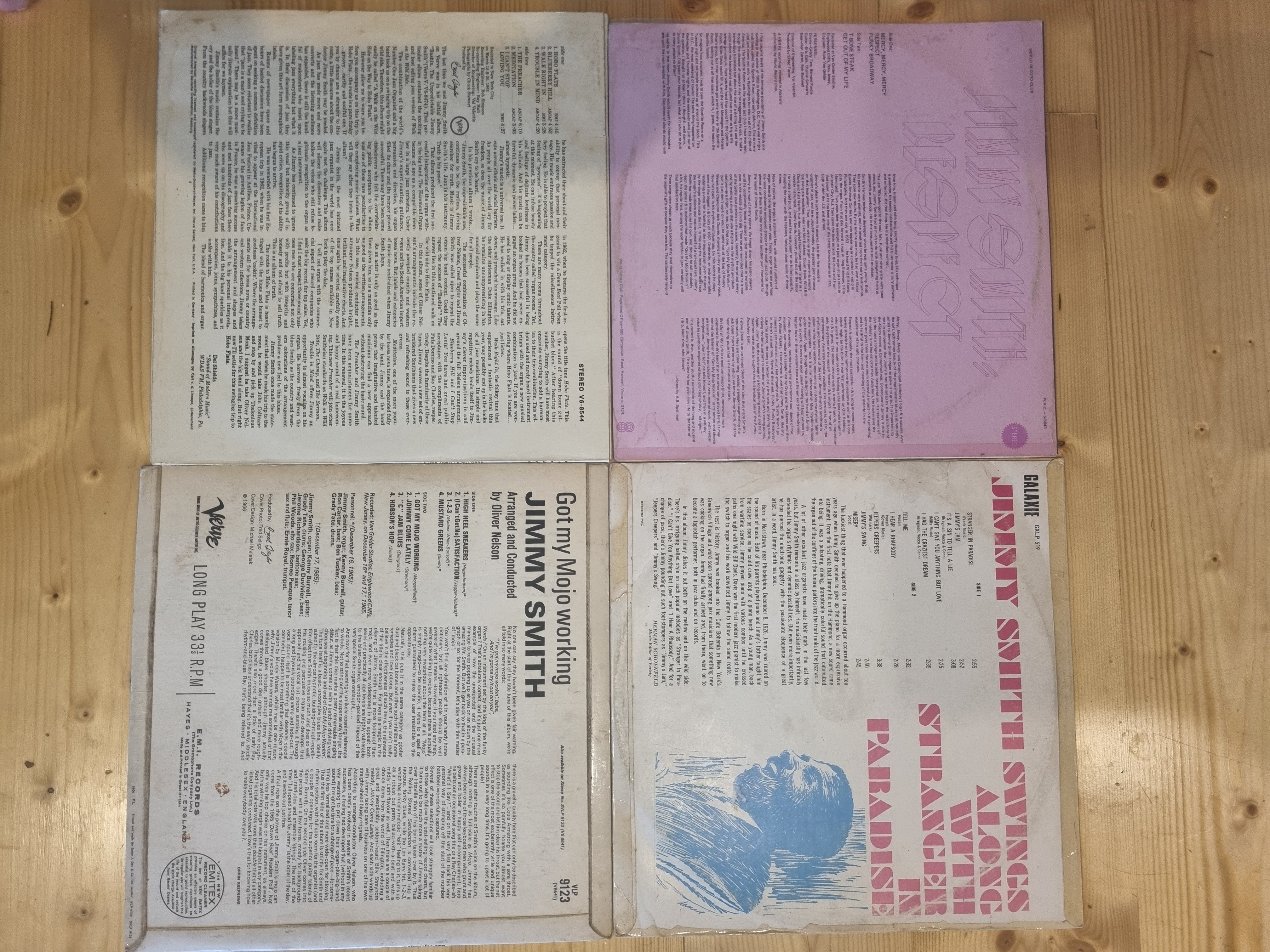 Jimmy Smith x 4 Vinyl