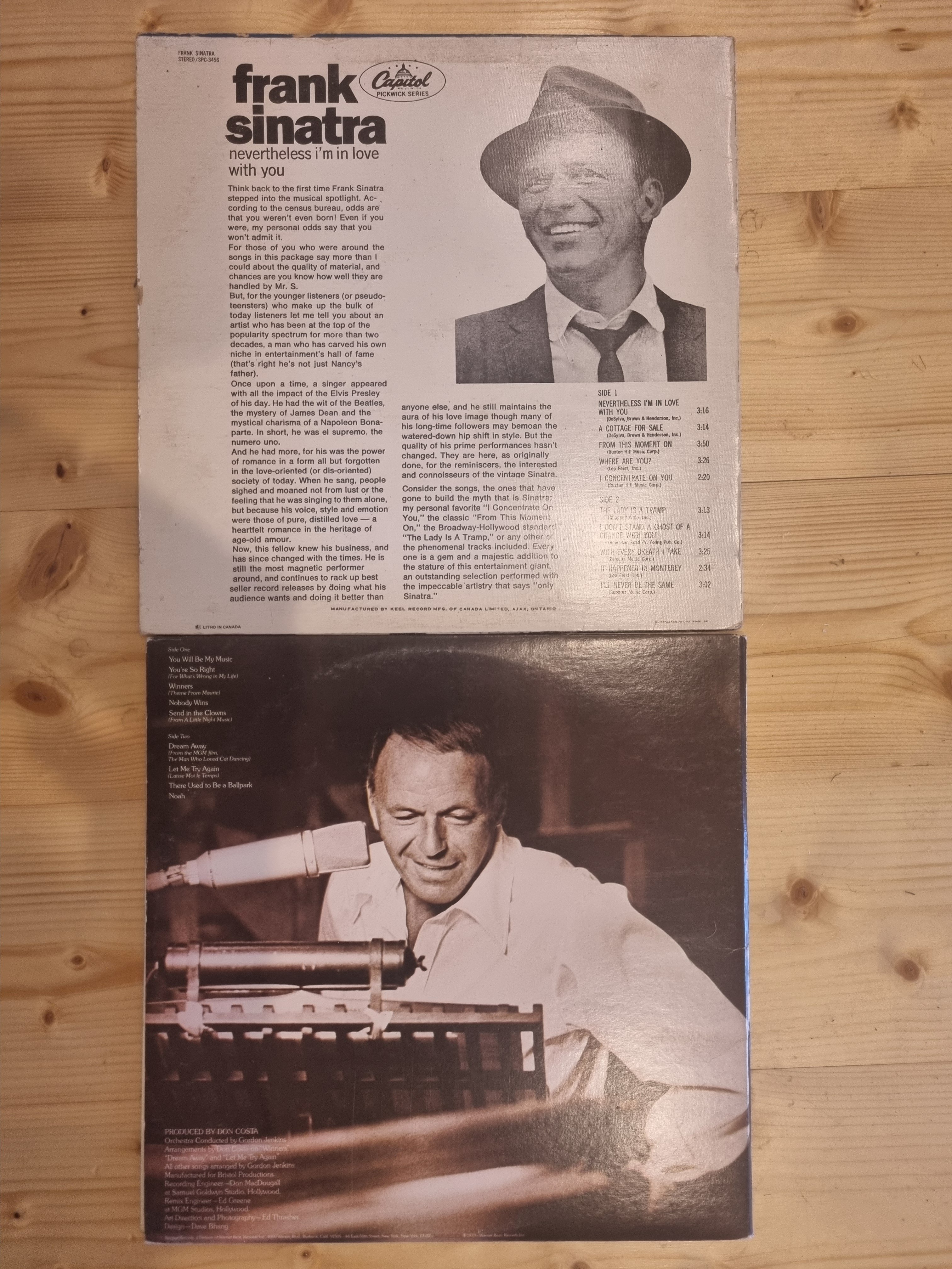 Frank Sinatra x 2 Vinyl