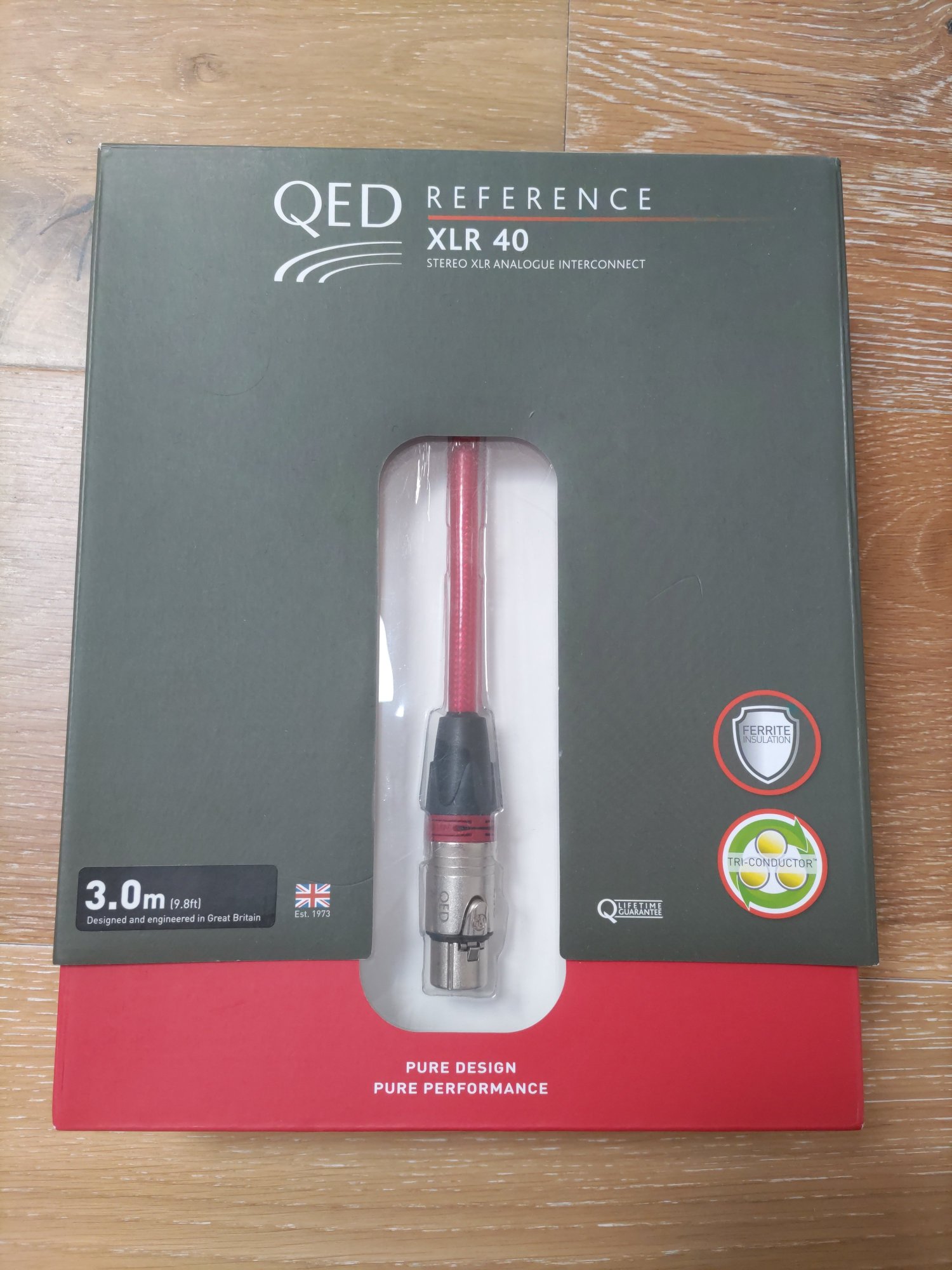 QED REFERENCE XLR40 ANALOGUE 3.0m 新古品 【公式通販】