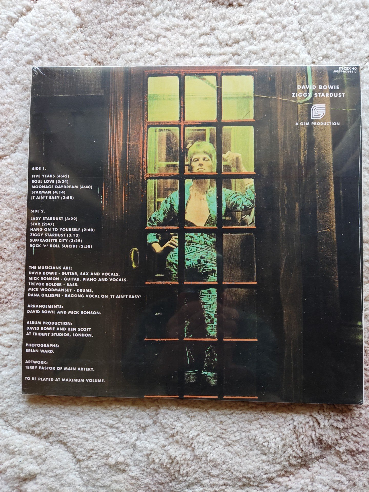 David Bowie - Ziggy Stardust 40th Anniversary Vinyl + DVDA