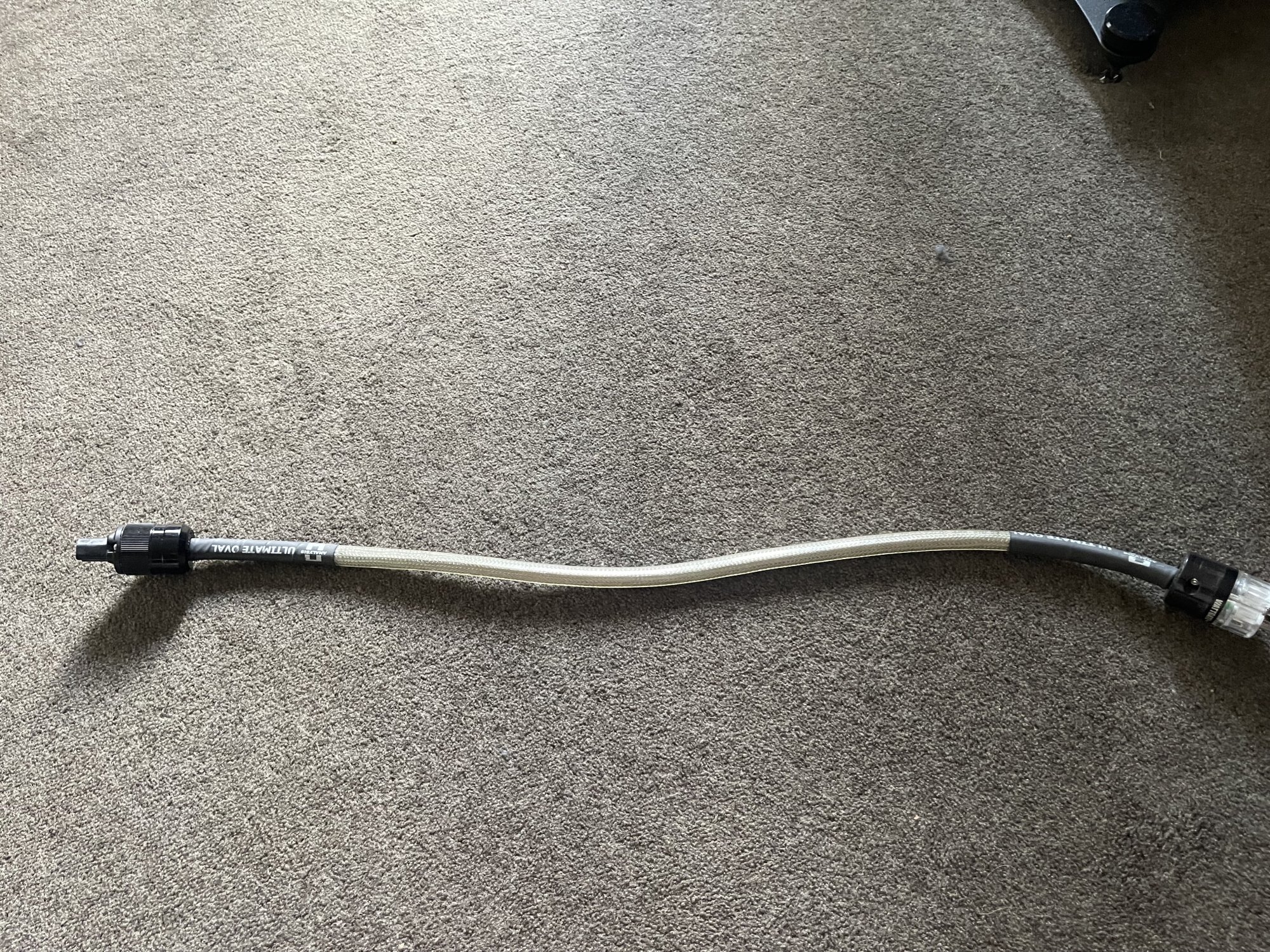 Analysis Plus Ultimate Oval Power Cable 83cm ﻿ HiFi and Cinema Cables