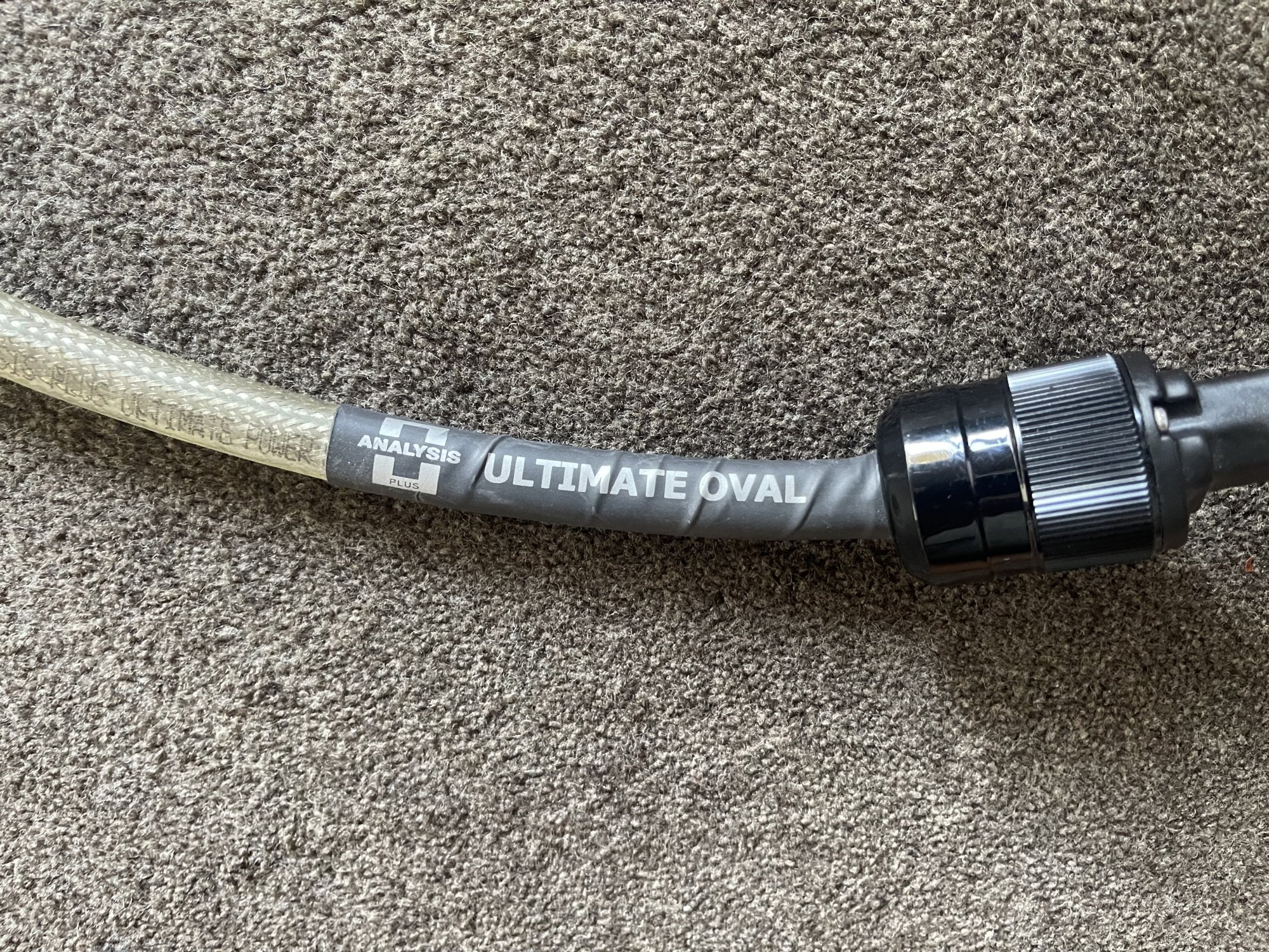 Analysis Plus Ultimate Oval Power Cable 83cm ﻿ HiFi and Cinema Cables