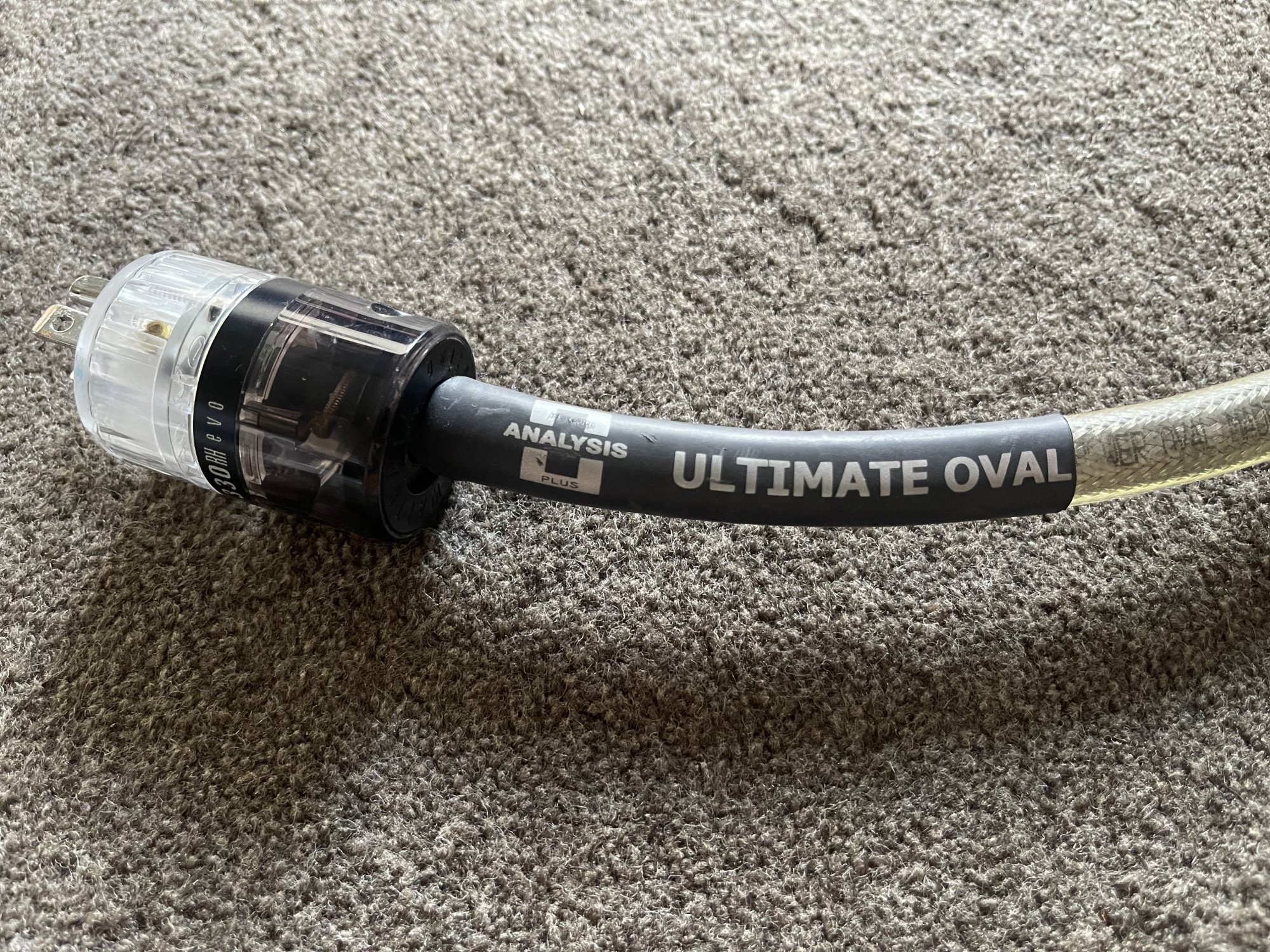 Analysis Plus Ultimate Oval Power Cable 83cm ﻿ HiFi and Cinema Cables