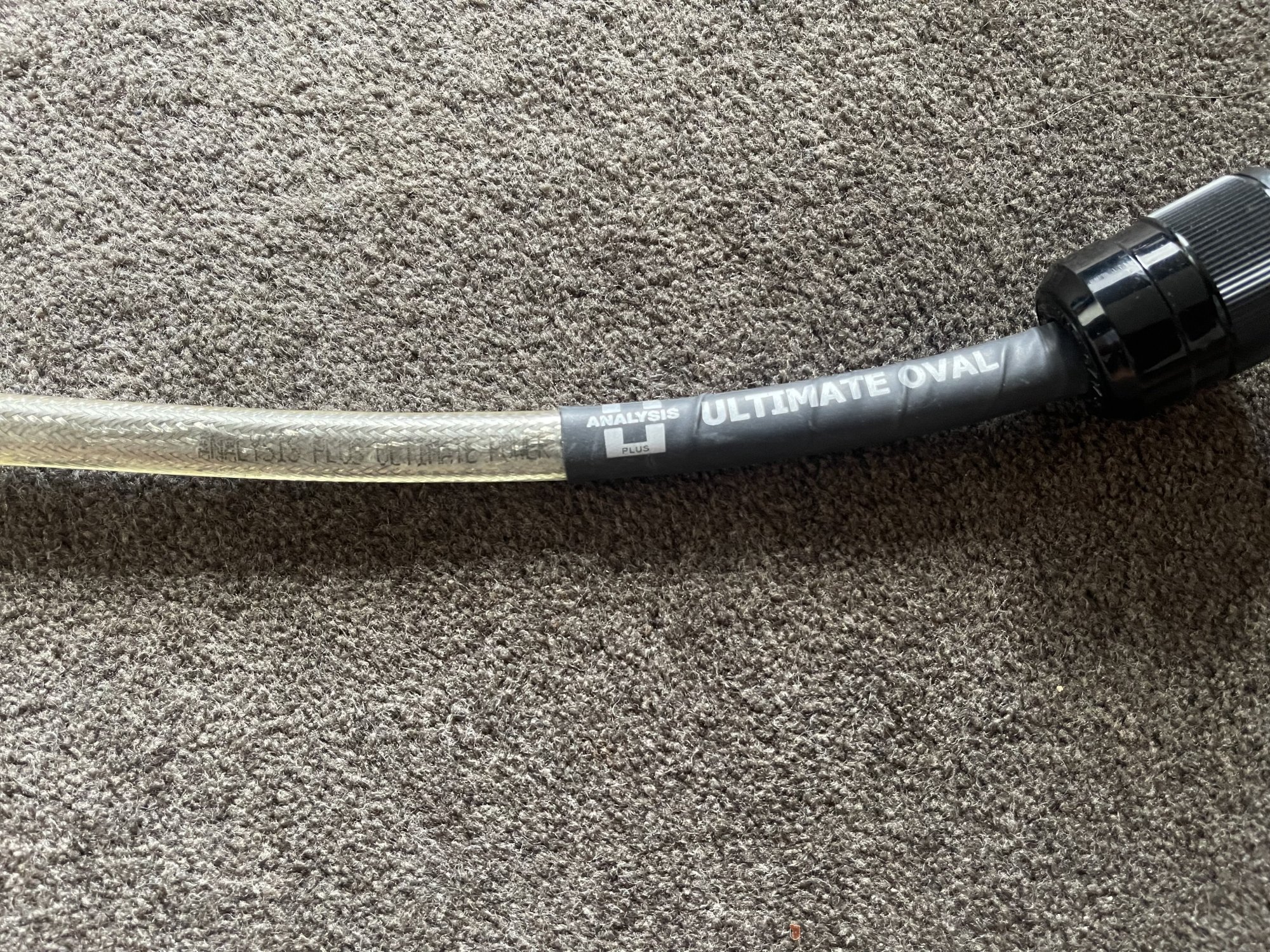 Analysis Plus Ultimate Oval Power Cable 83cm ﻿ HiFi and Cinema Cables