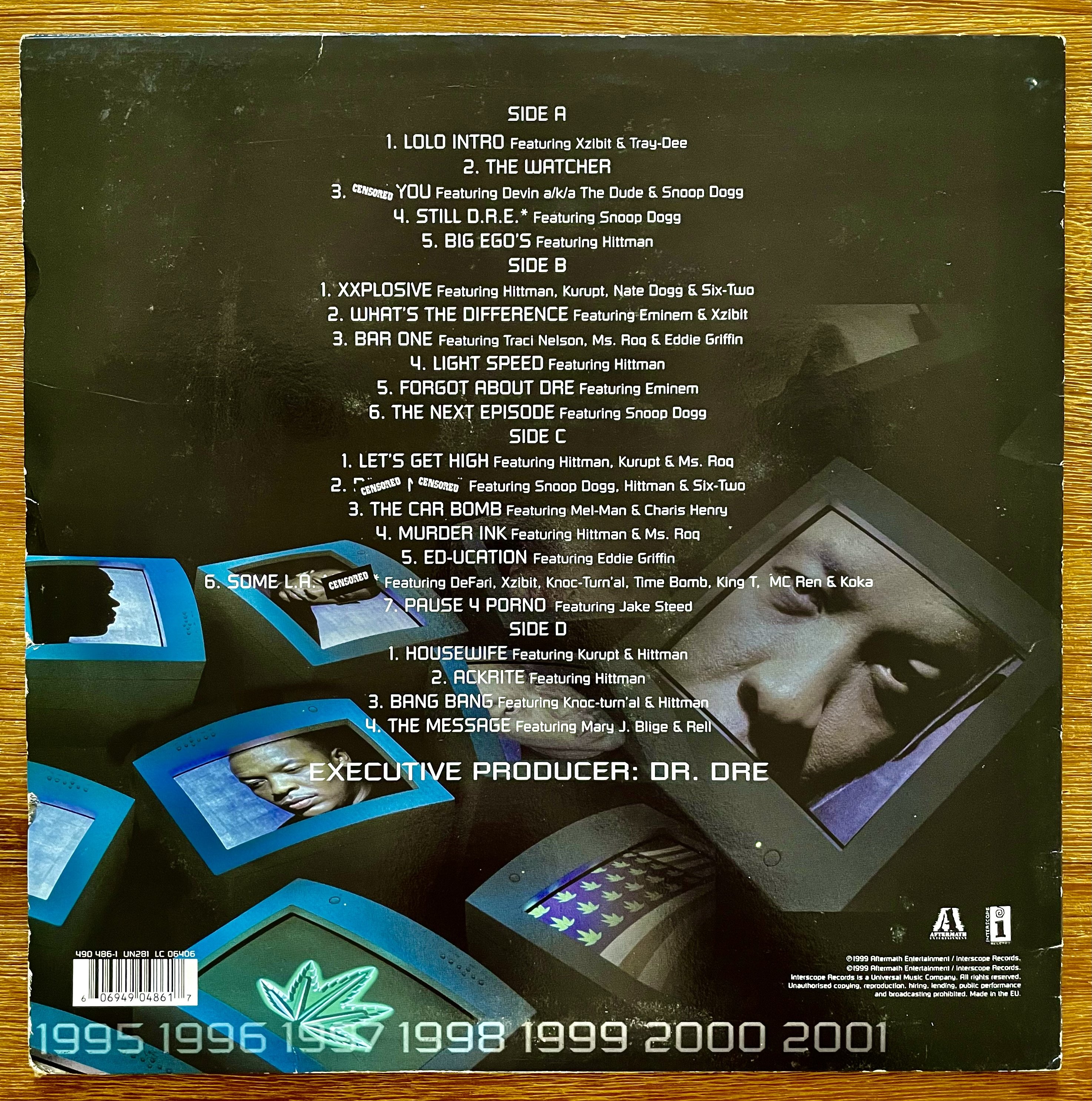 Dr Dre - 2001 (original EU pressing) - Vinyl, CD, and Blu-ray