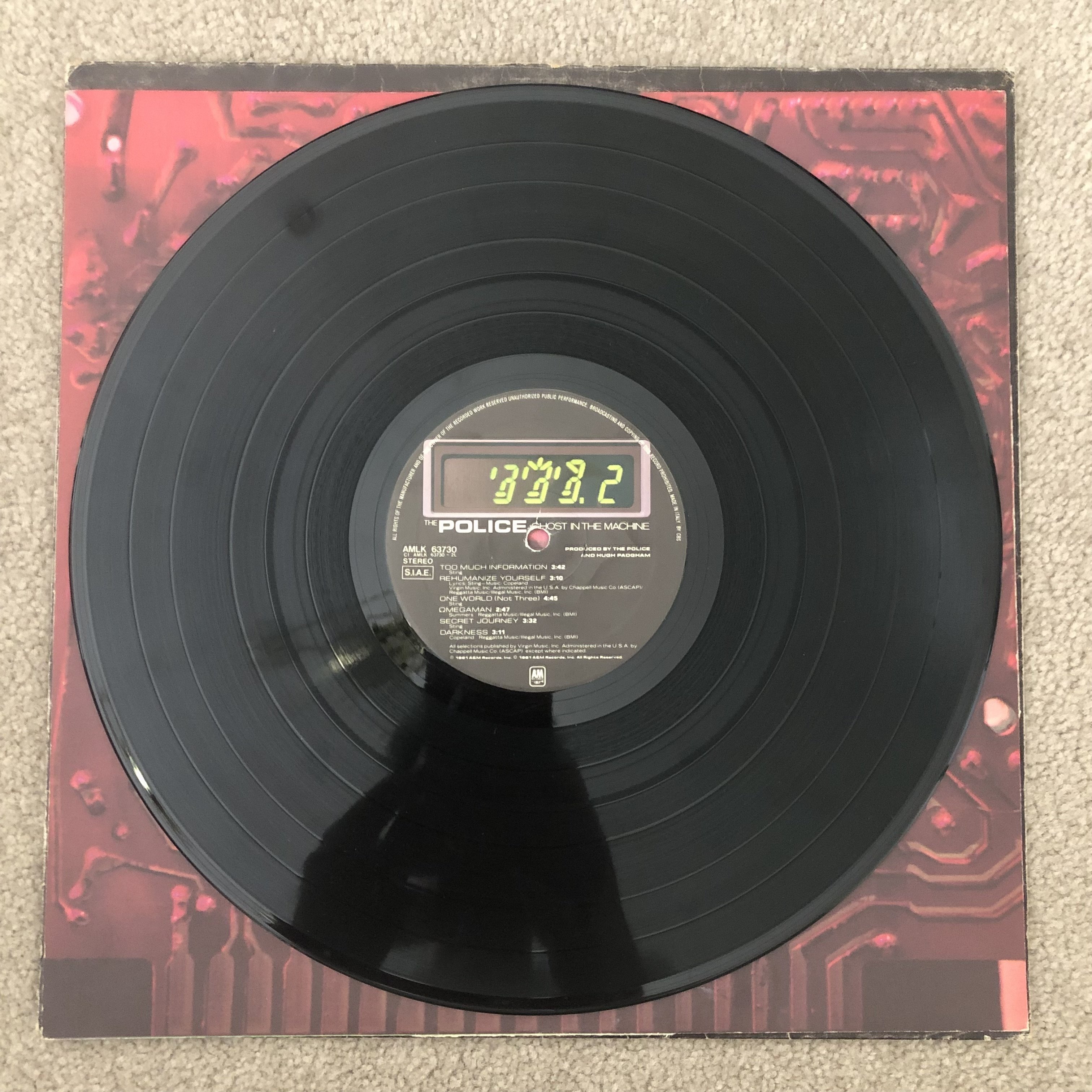 The Police - Ghost In The Machine LP Vinyl Record