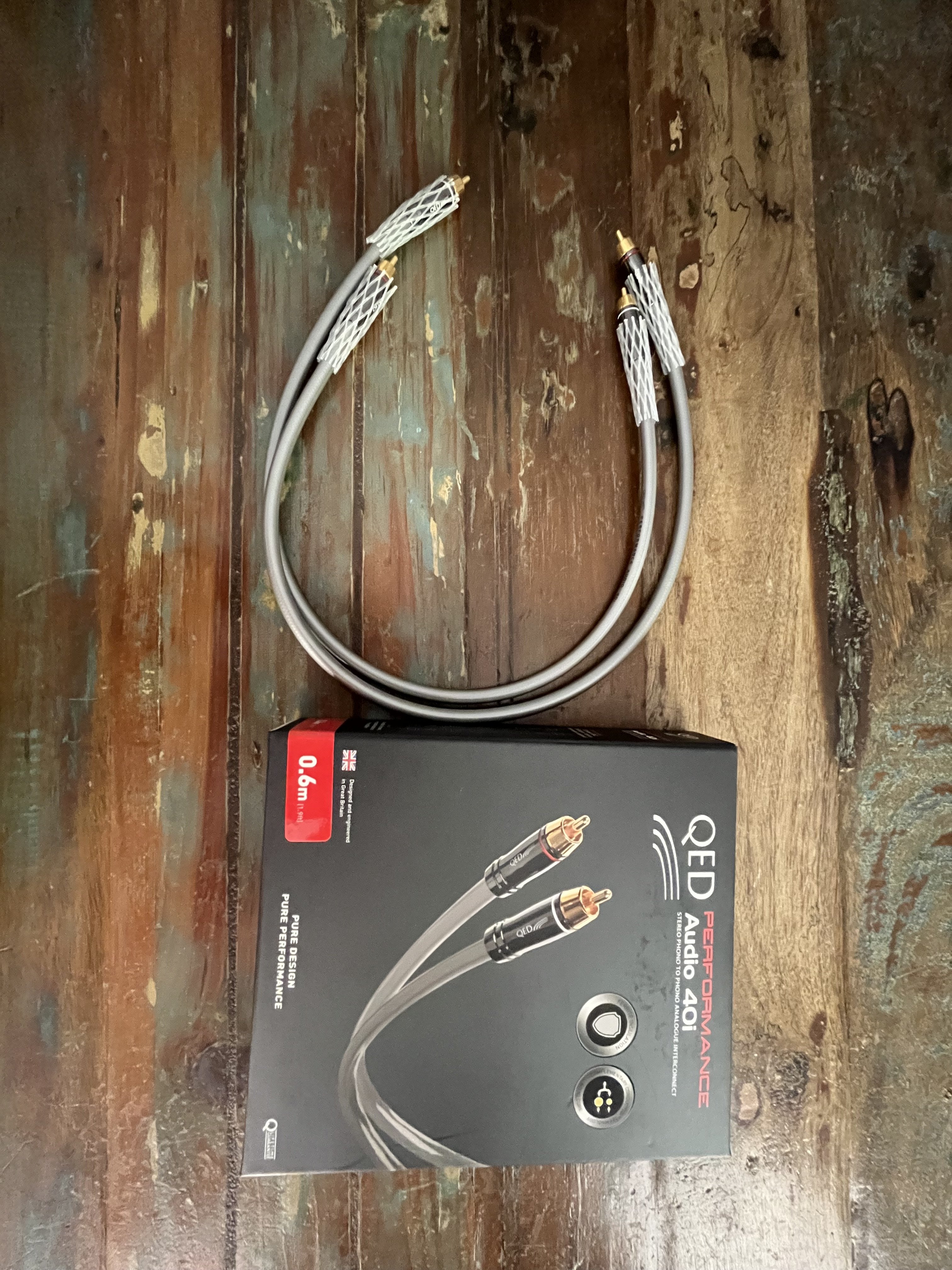 QED Audio 40i 600mm RCA Interconnects