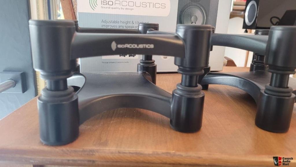 IsoAcoustics ISO155 MK2 Studio Monitor Isolation Stands ﻿ HiFi and