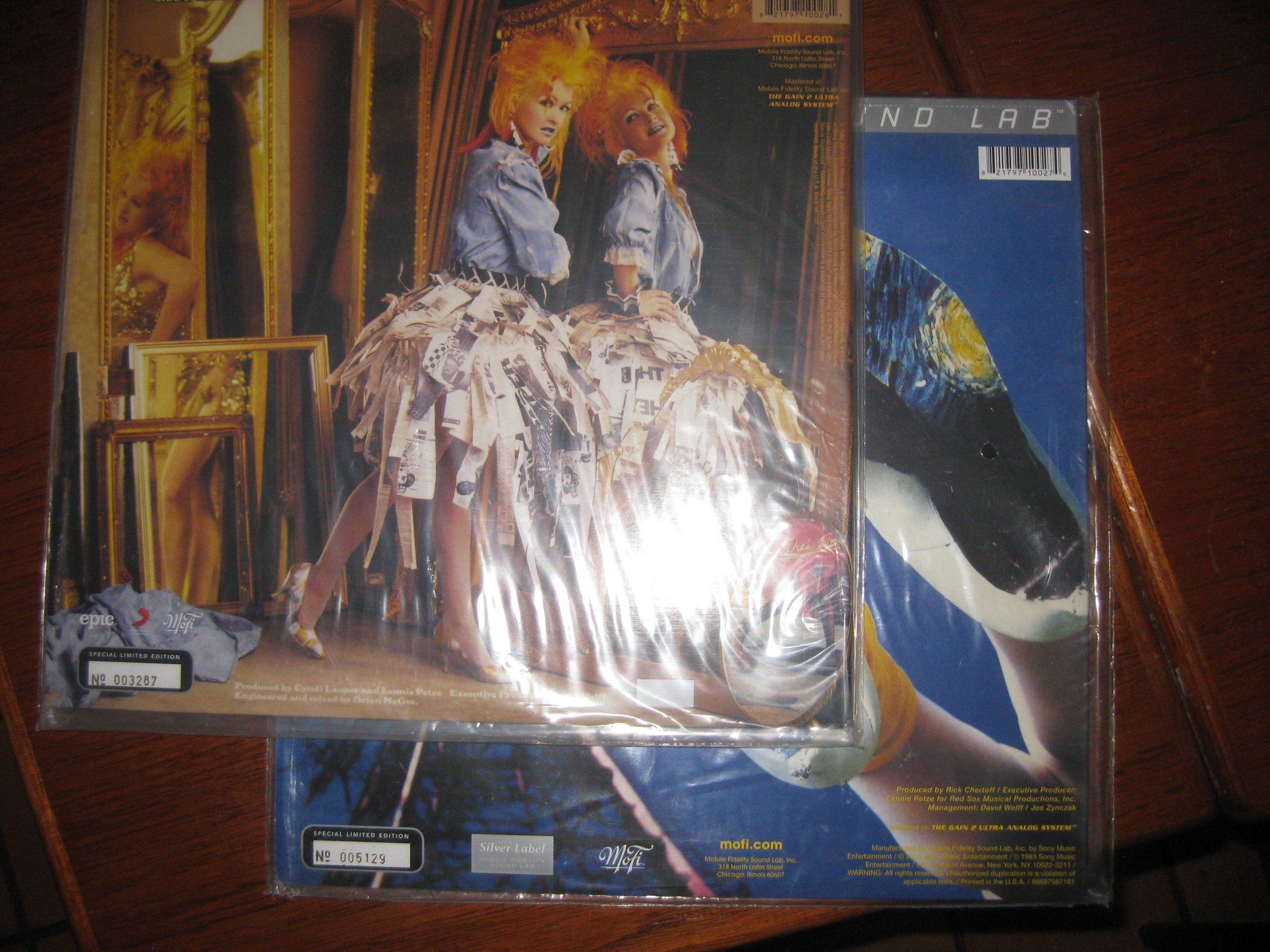 MFSL Cyndi Lauper x2 LP 33RPM MOFI