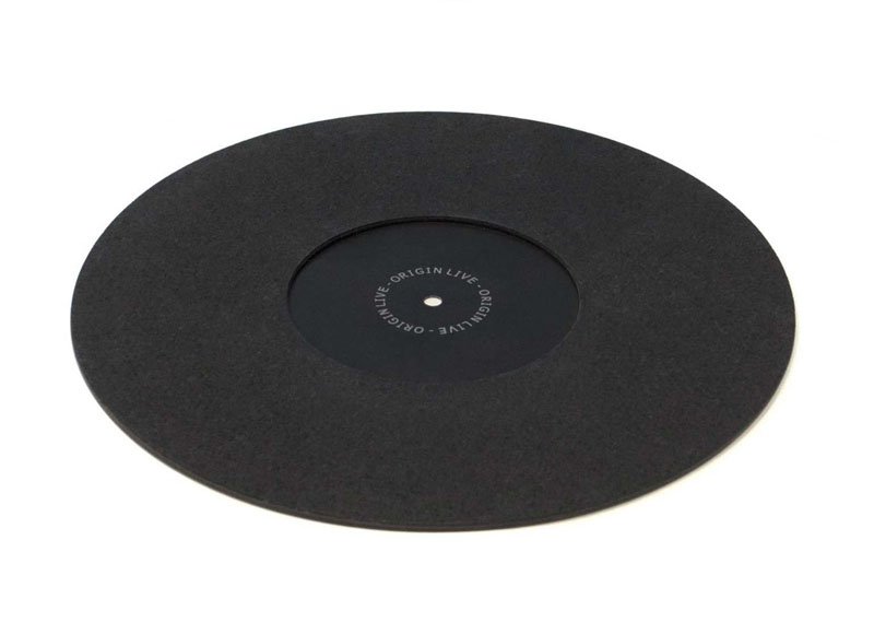 thumbnail interactive-video image 1 of Douk Audio Hi-Fi Turntable Platter Mat – Audiophile Grade Metal, Gold, Universal Fit (PJ585) 1 of 3