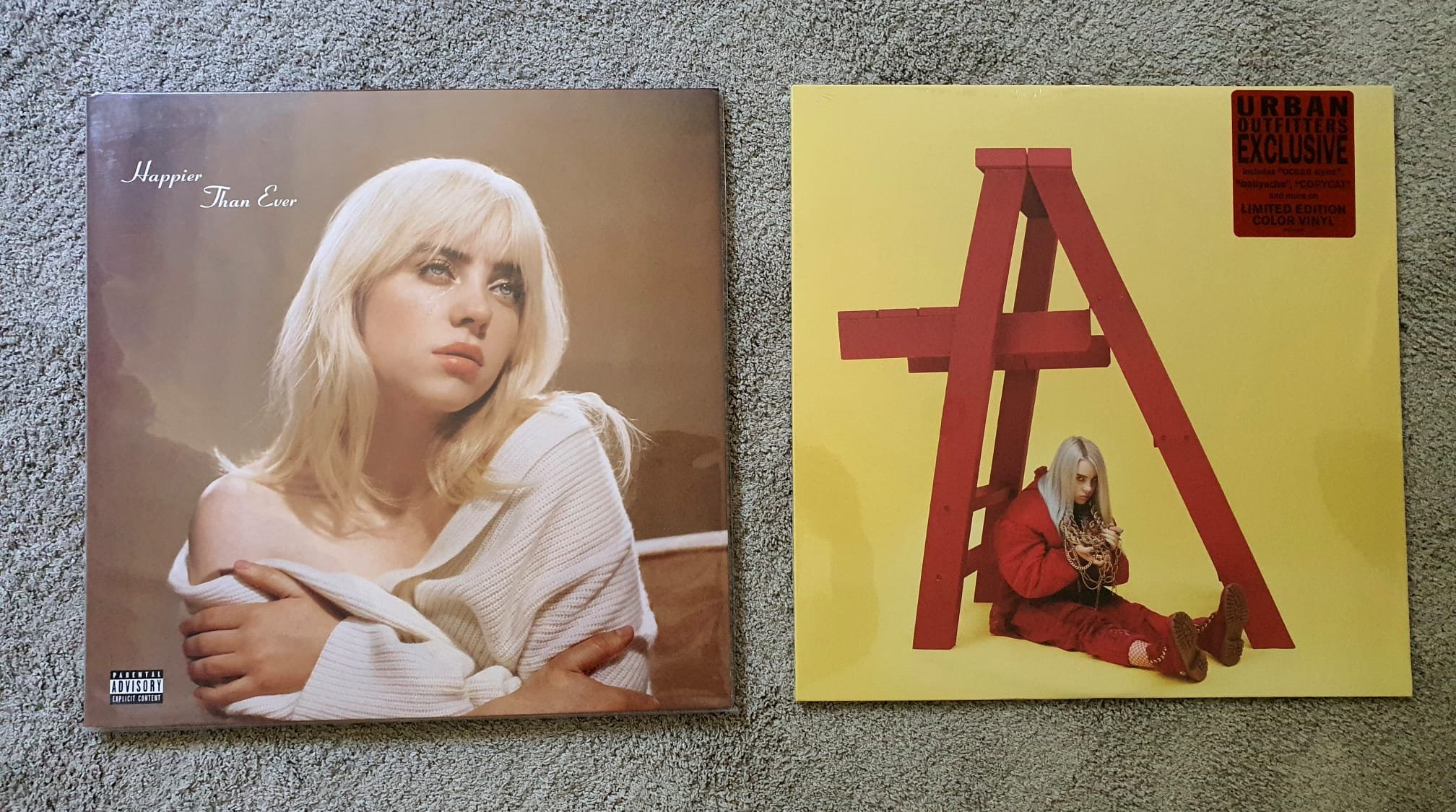 Billie Ellish - Happier than Ever & Don't Smile At Me 2LP