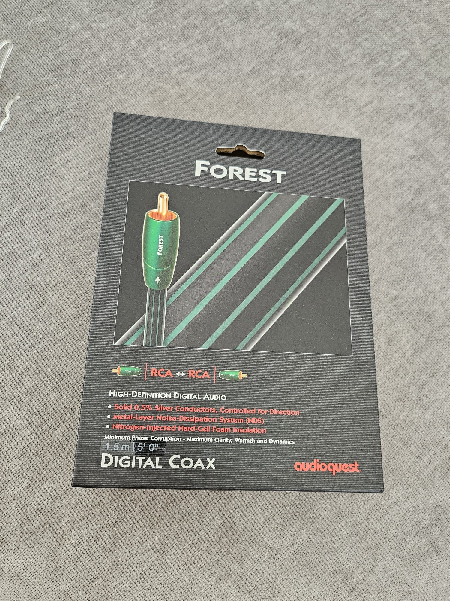 Audioquest Forest 1.5m Coaxial cables - Hi-Fi and Cinema Cables ...