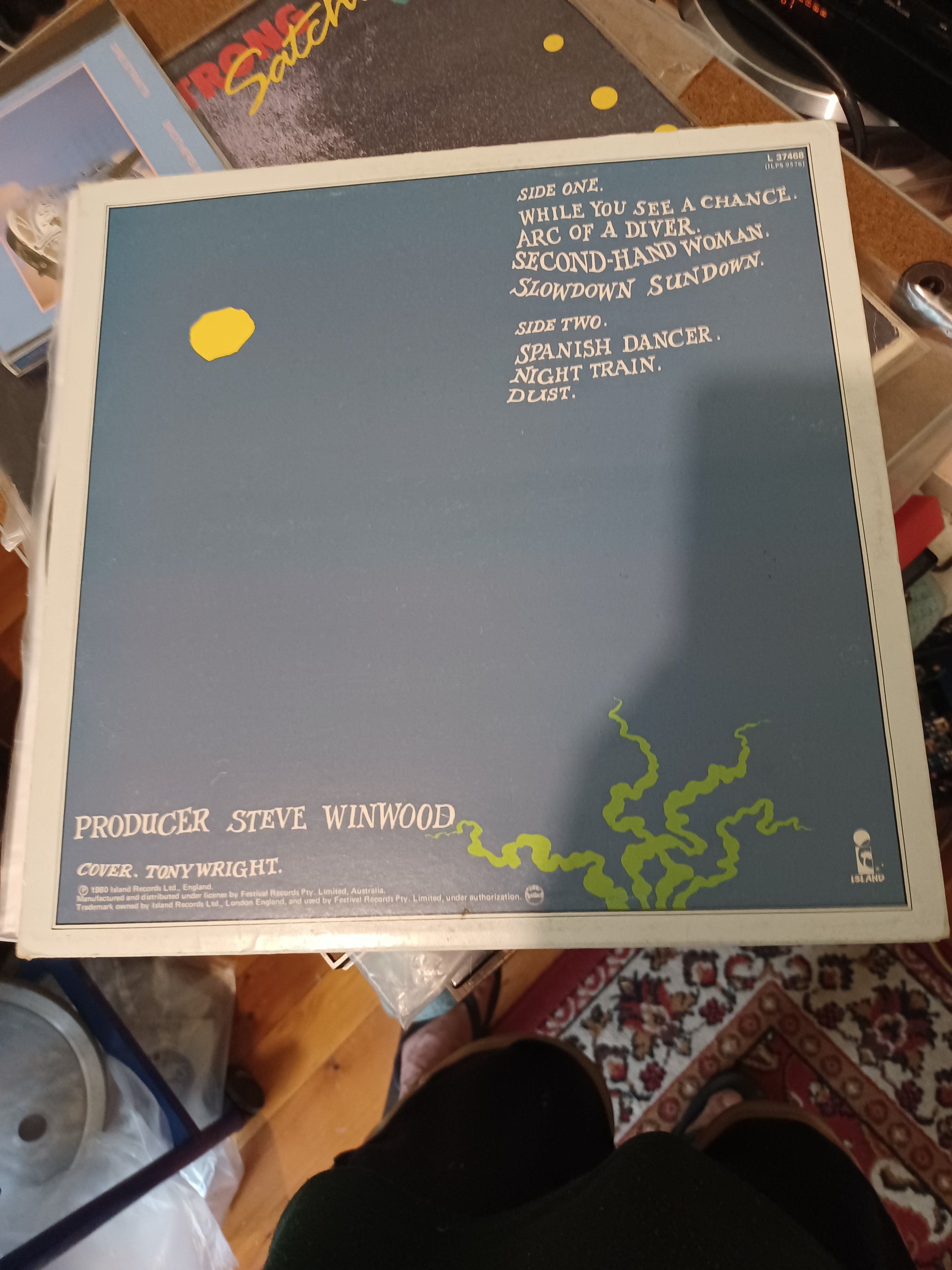 Steve Winwood Arc of a Diver LP