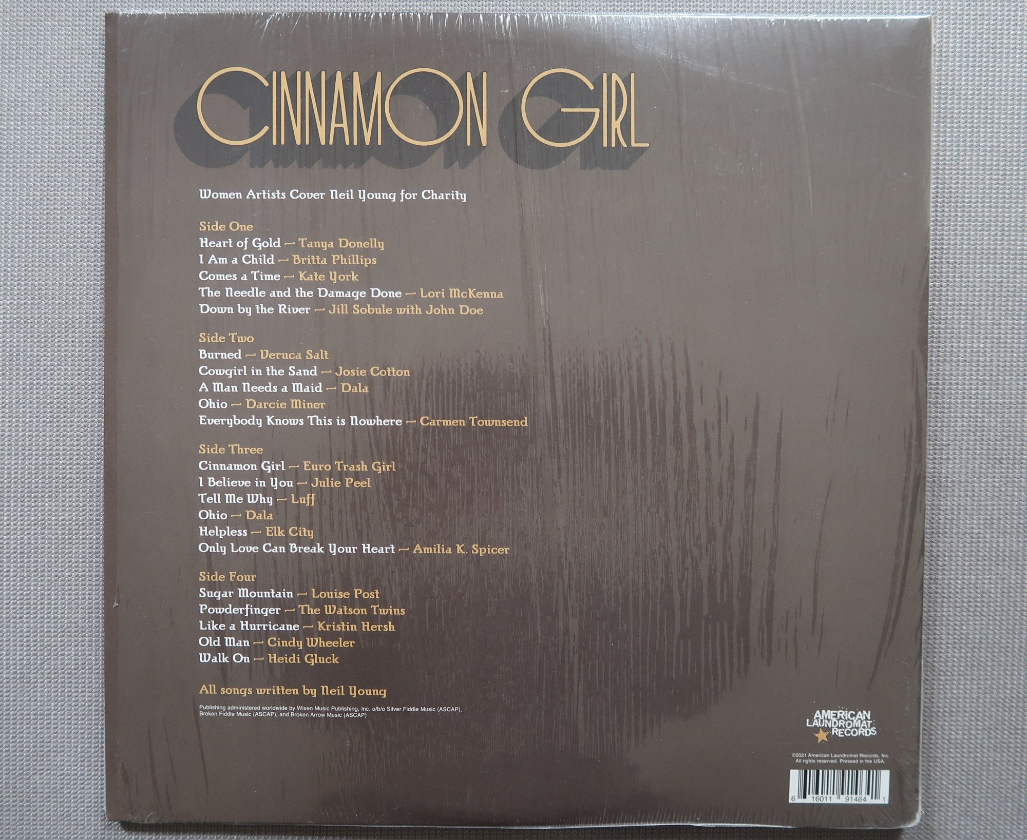 Cinnamon Girl Neil Young tribute, gatefold 2 LP ] ﻿ Vinyl, CD, and