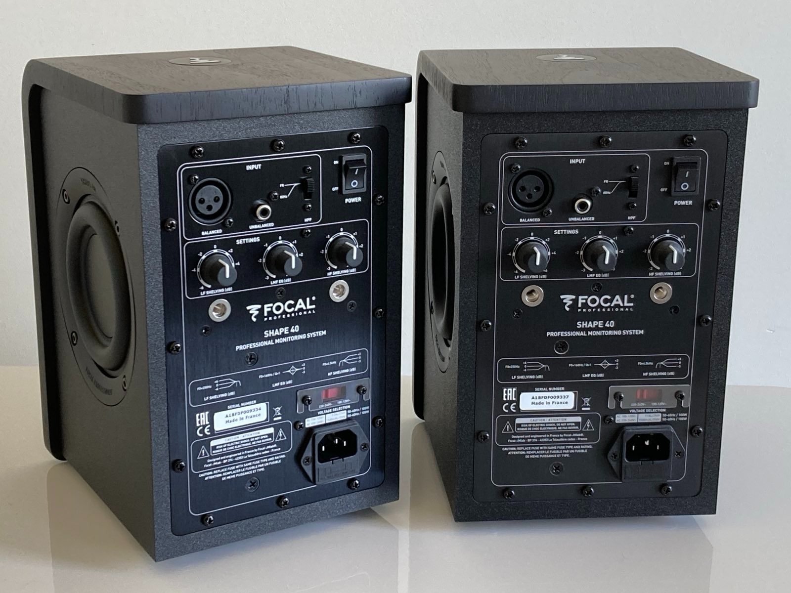 Focal Shape 40 active studio monitor speakers