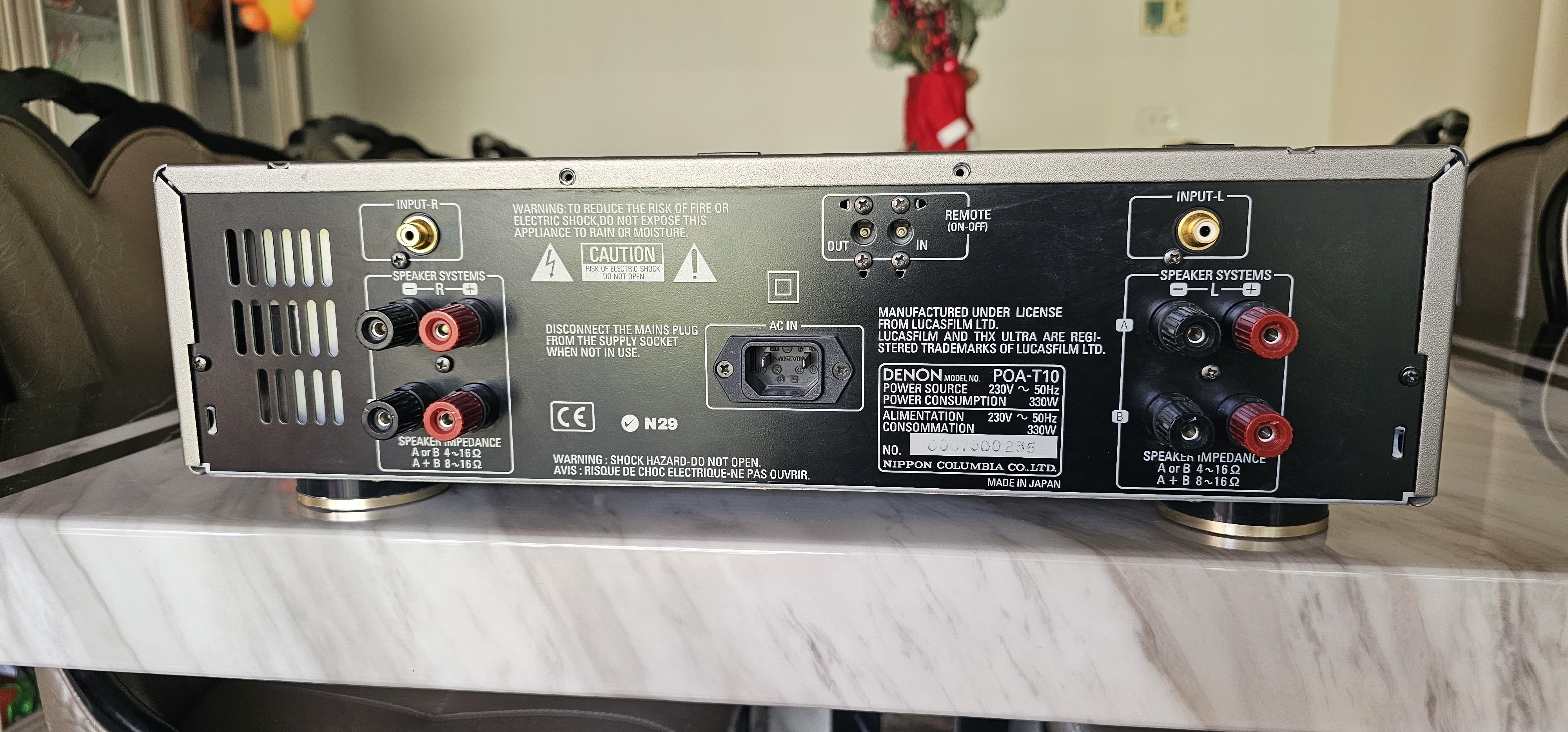 DENON POA T-10 POWER AMPLIFIER - Stereo, Home Cinema, Headphones