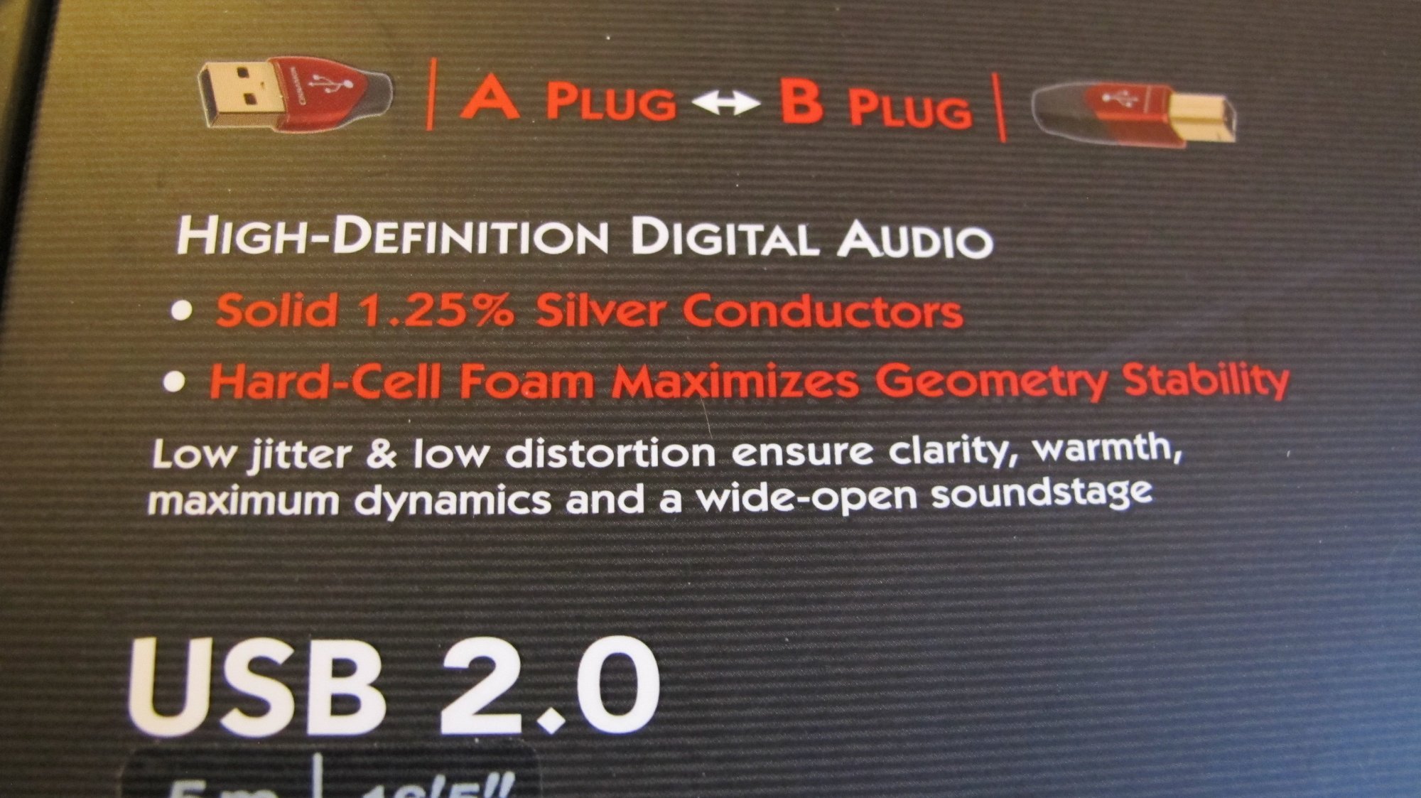 AUDIOQUEST CINNAMON A TO B USB CABLE 5 MTRS |﻿ Hi-Fi and Cinema Cables ...