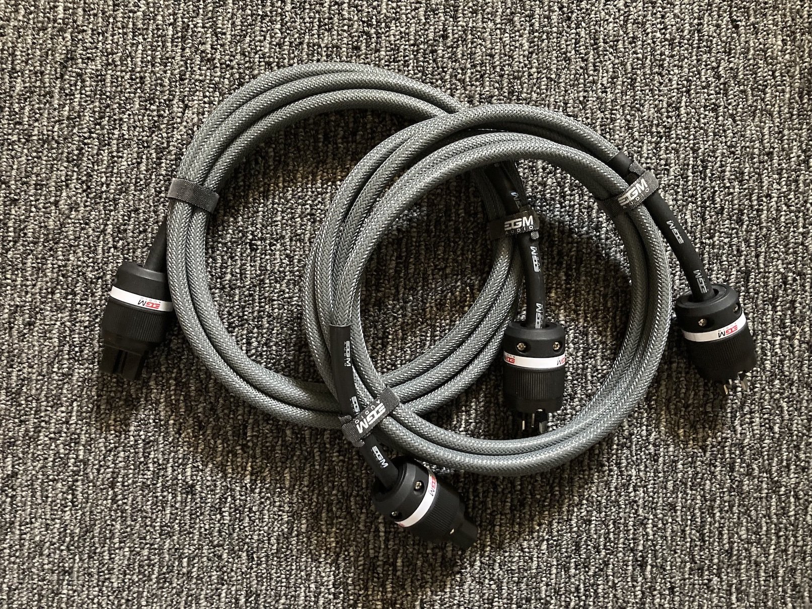 EGM Audio Grey Series V2 Power Cables (3.0m) ﻿ HiFi and Cinema Cables