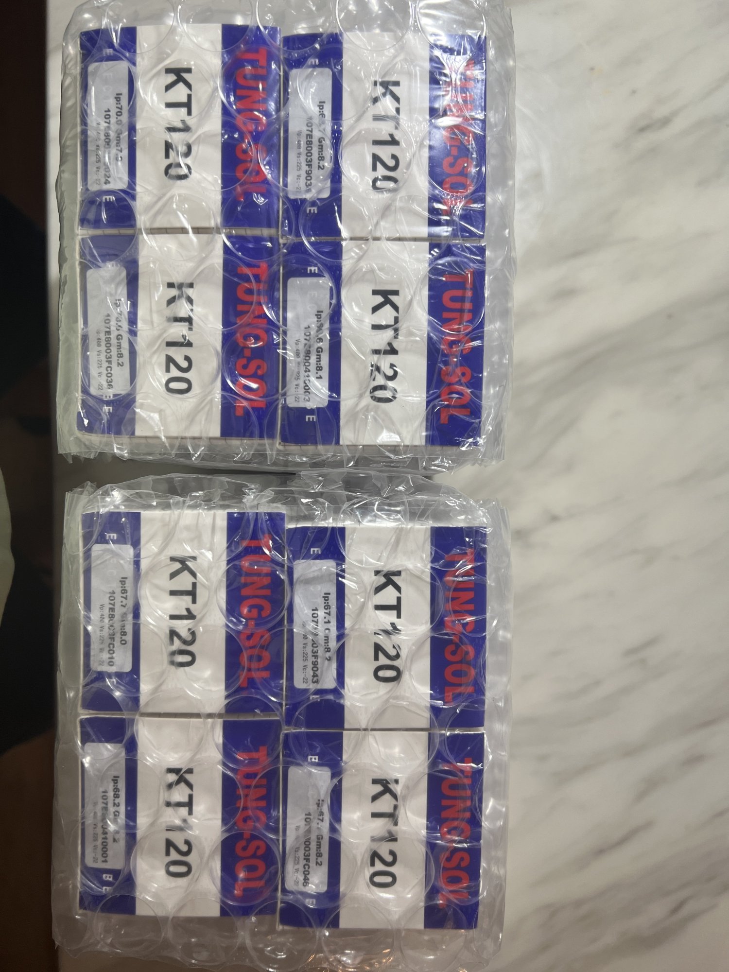 KT120 tubes brand new -pending payment! - Hi-Fi and Cinema Cables ...