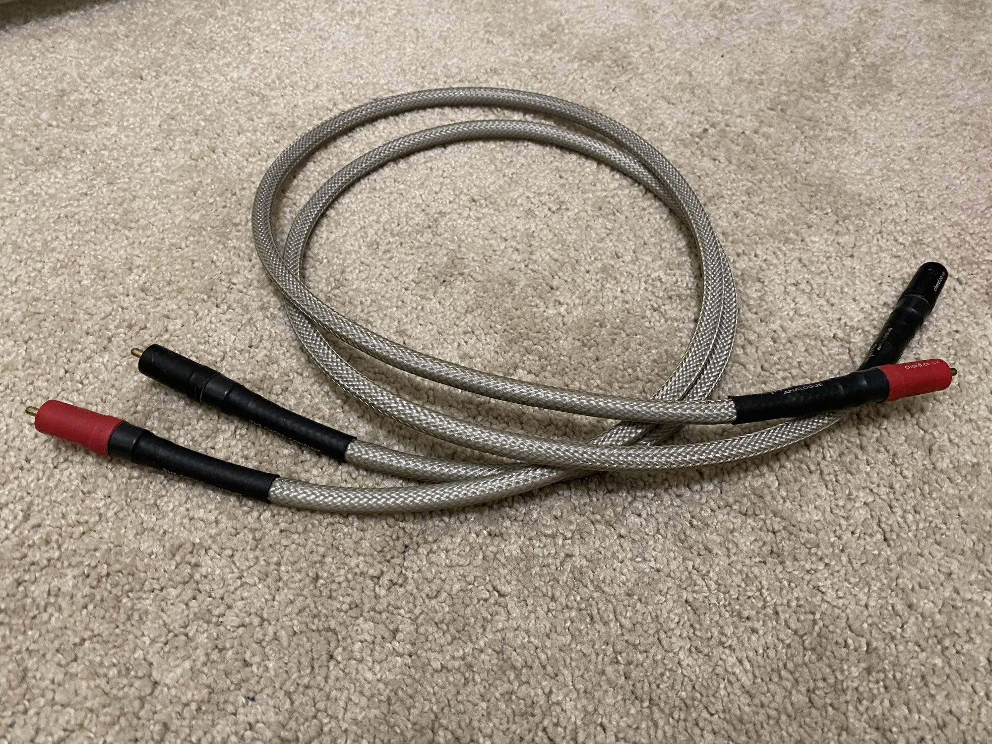 Chord Epic RCA interconnect 1M ﻿ HiFi and Cinema Cables & Accessories