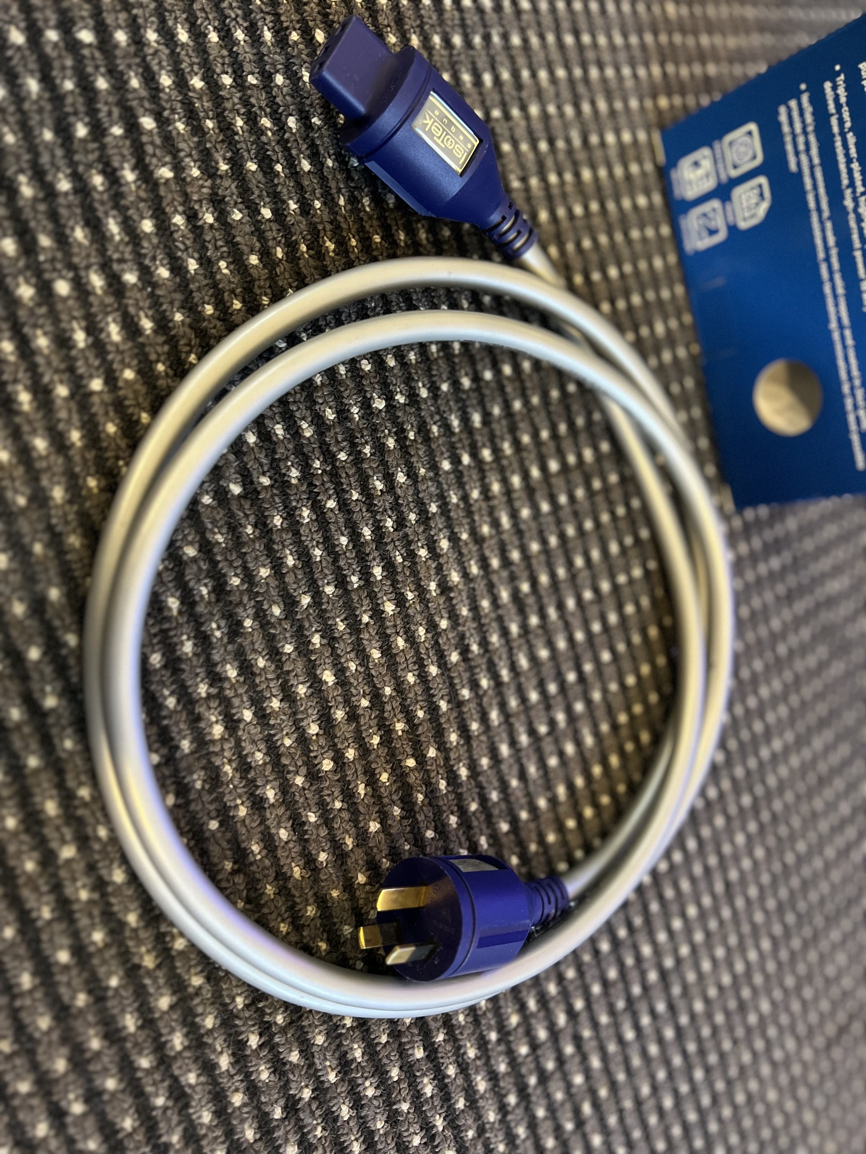 Isotek Evo3 Sequel power cable 2m C15 plug / AU plug ﻿ HiFi and