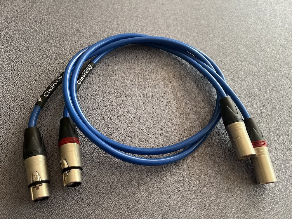 The Chord Company Clearway XLR analogue interconnects 1m - Hi-Fi