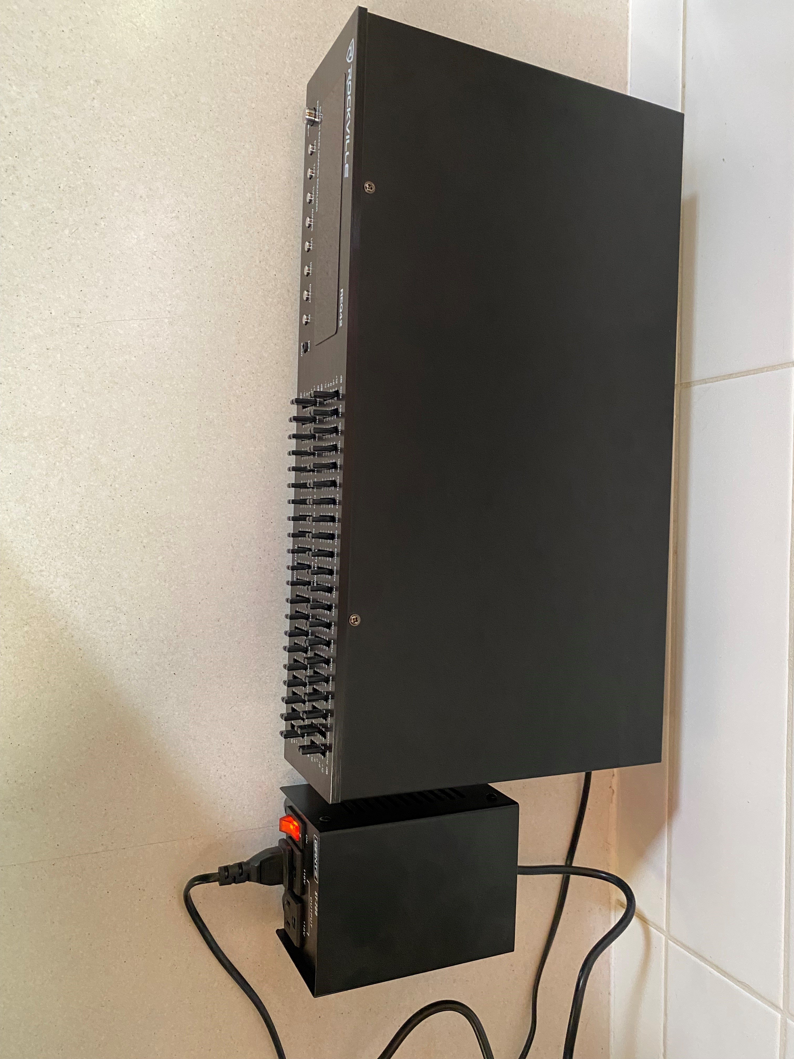 thumbnail image 2 of Rockville REQ42-B 19" Rack Graphic Equalizer – 21-Band EQ With RCA Inputs & Outputs – Perfect For Studio & Live Sound 2 of 13
