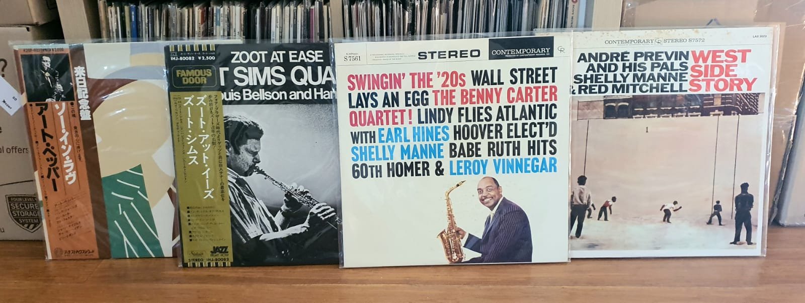 Zoot / Art Pepper / Benny Carter / André Previn 4Lp | Jap