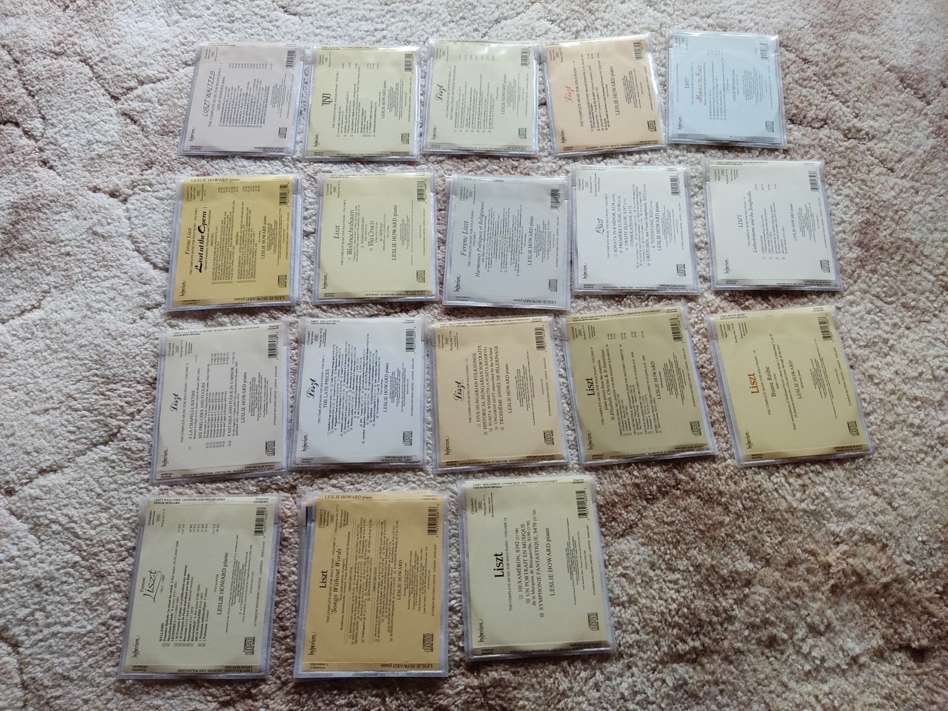 Leslie Howard - Liszt x 18 CD releases