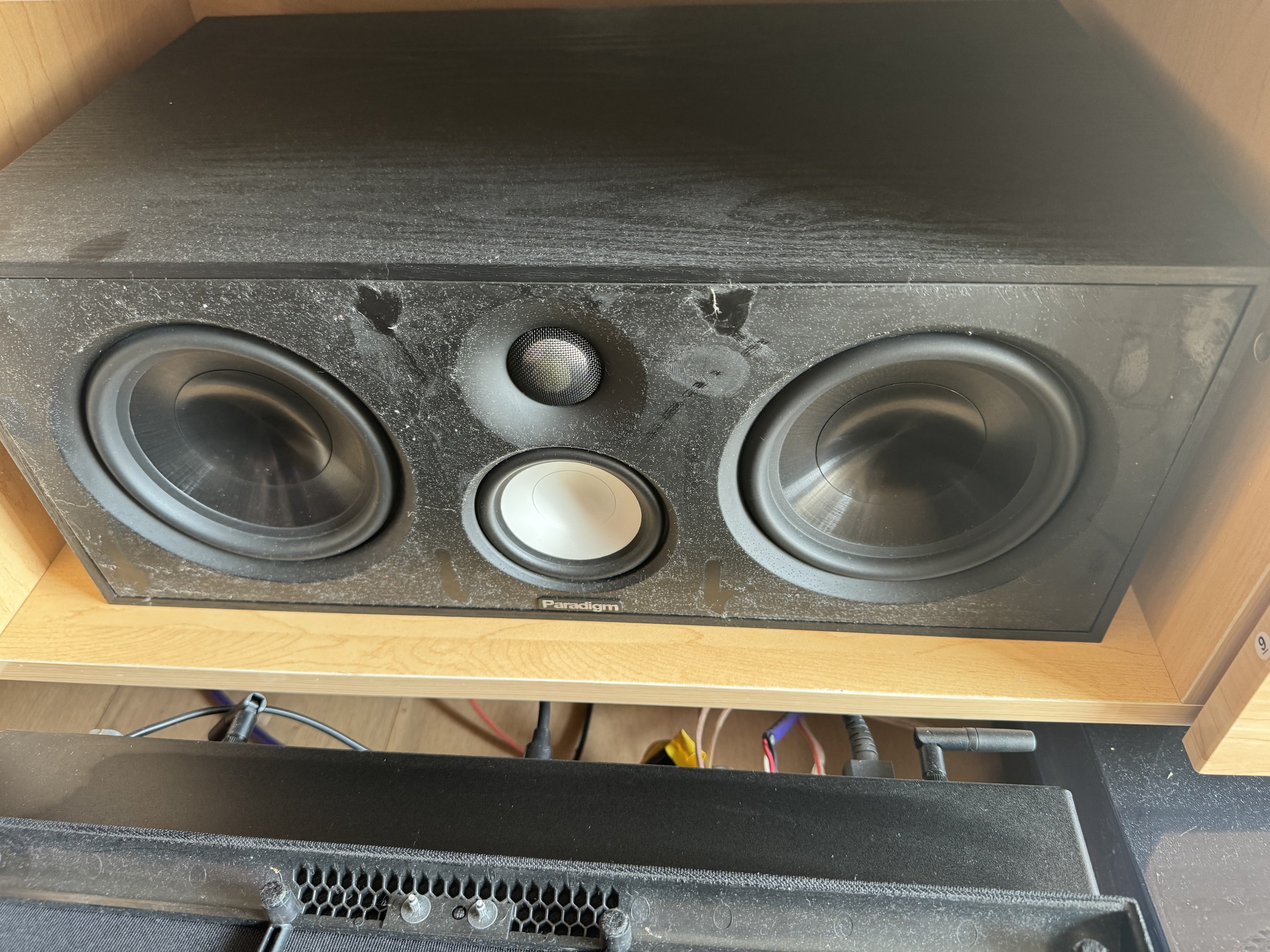 5.1 System Yamaha RXV4A, Saxo 50, Paradigm Center/Sub/Rear