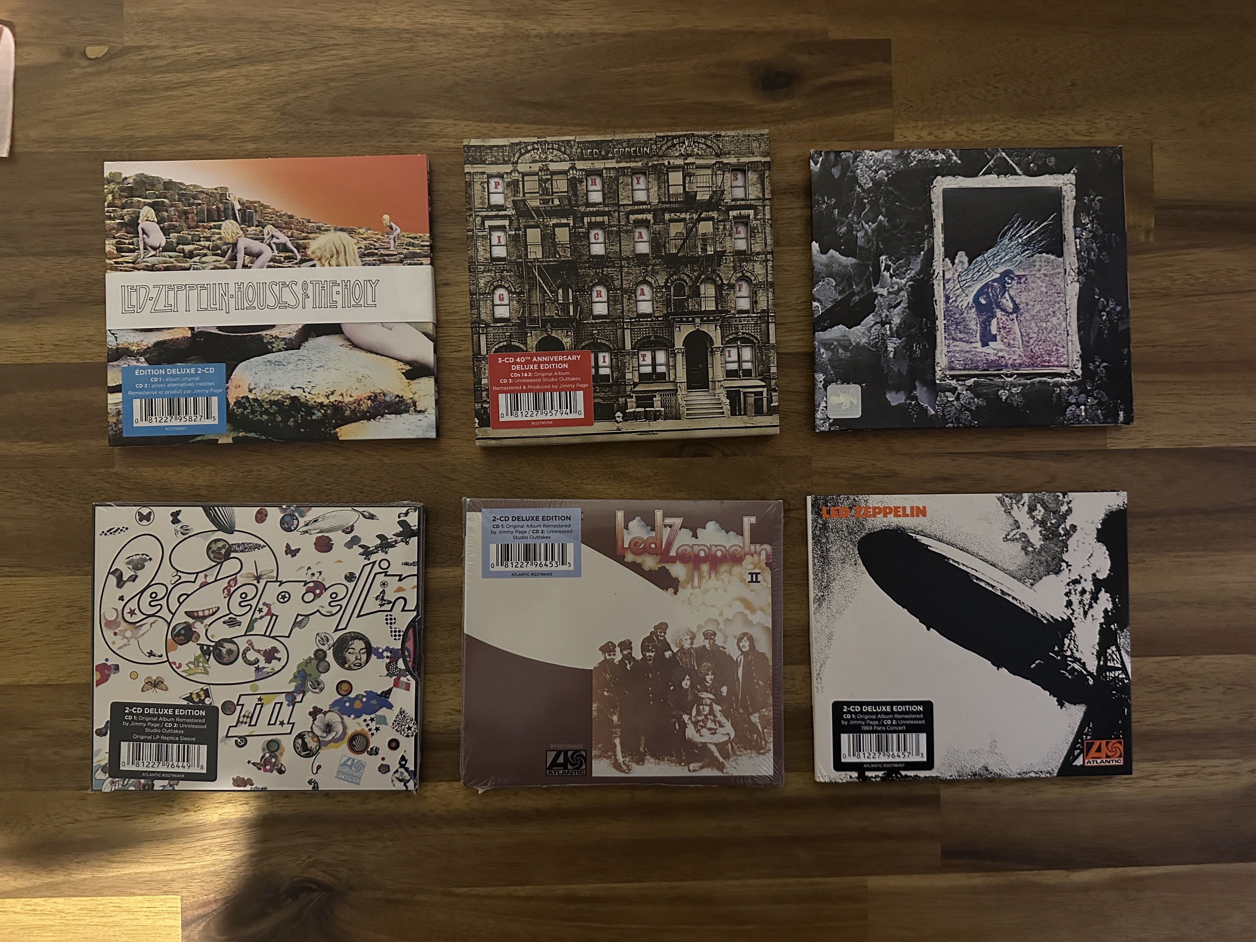Led Zeppelin Deluxe cd’s bundle