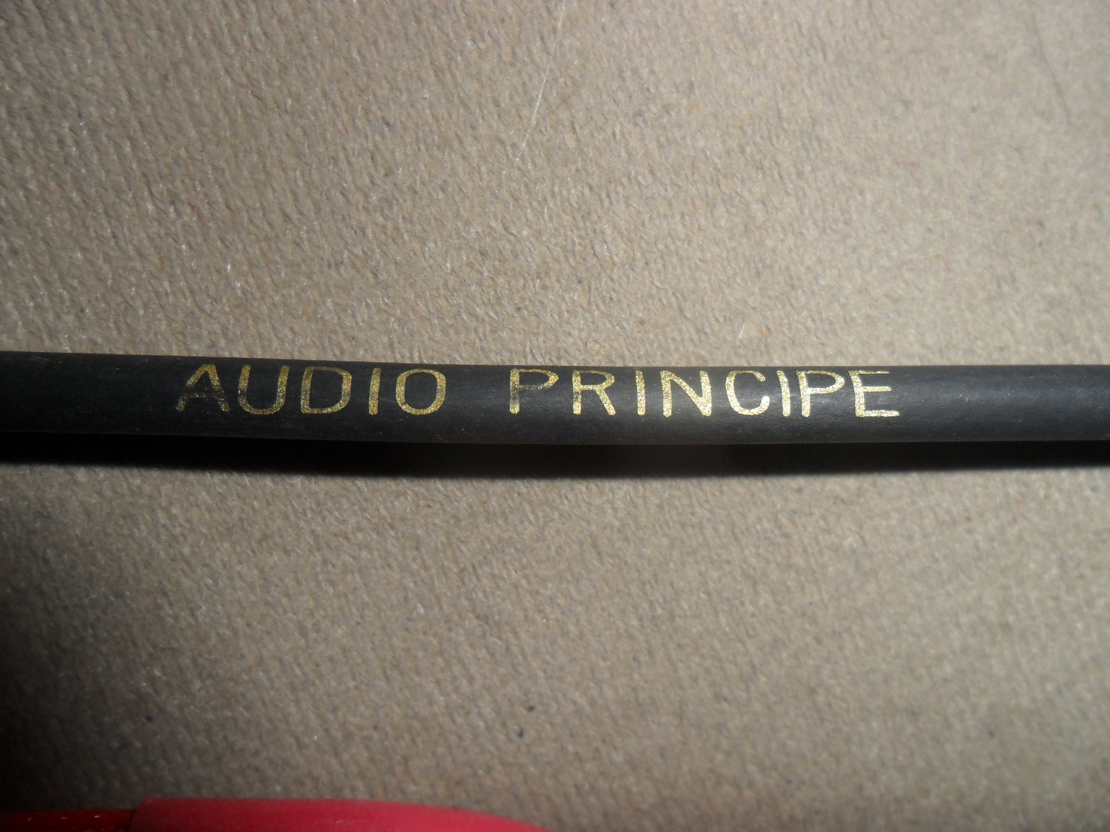Audio Principe Australian made rca cables. Exc sound. 2 pair