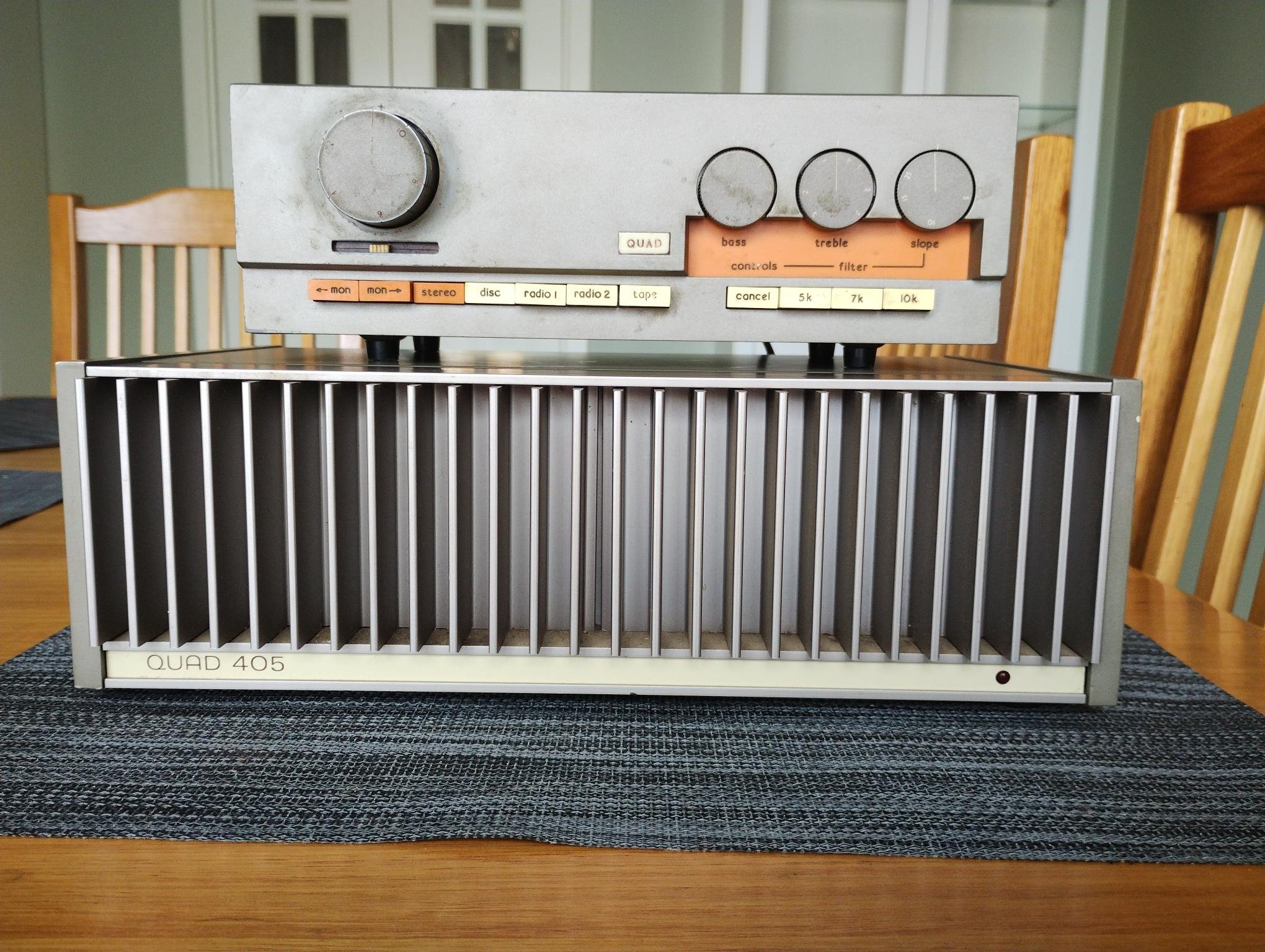 アンプ QUAD 405 vintage amplifier Quad 405 Vintage Power Amplifier - The Music Room