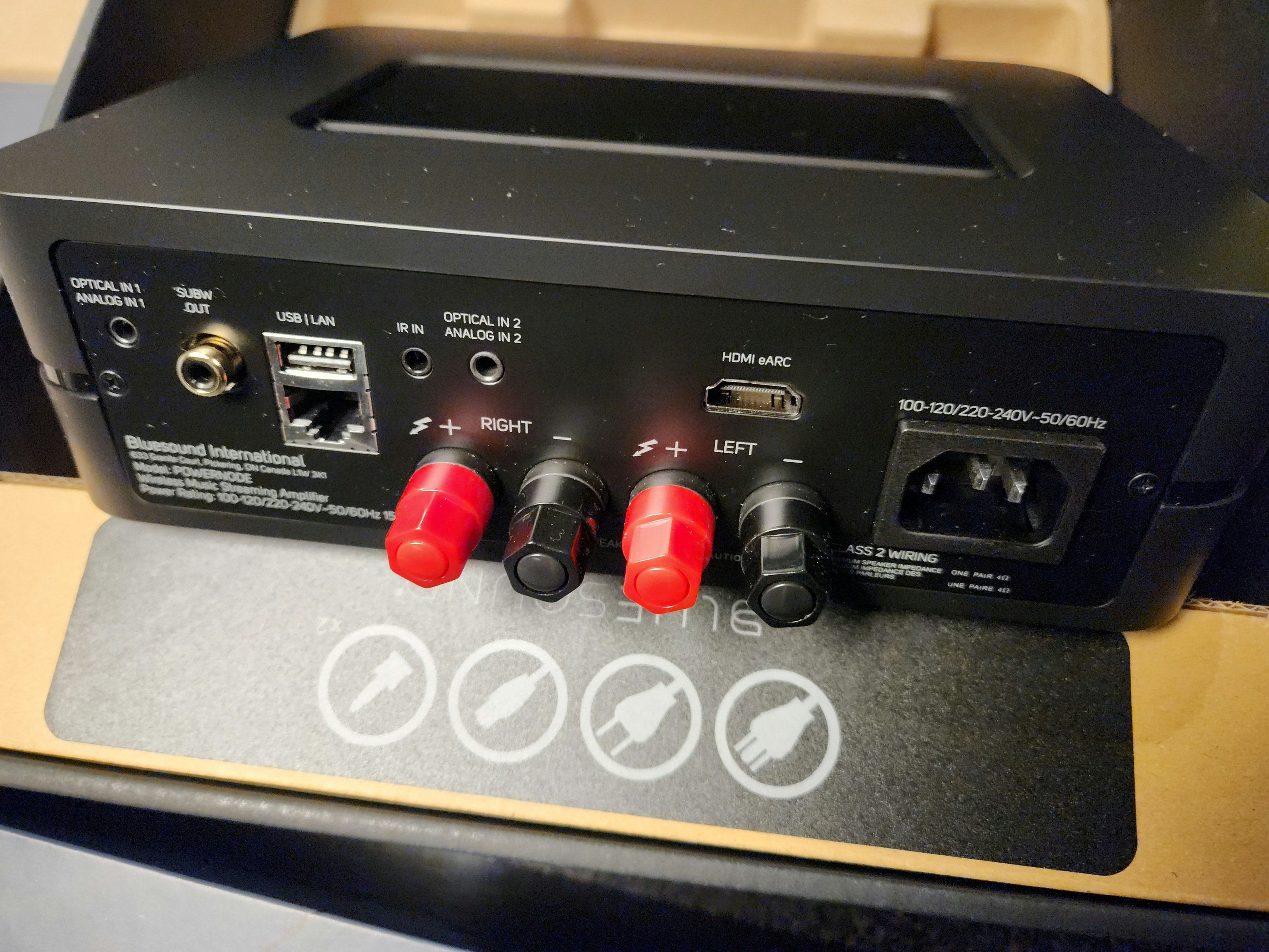 Bluesound PowerNode N330 [Black] Streaming Amplifier - Integrated ...