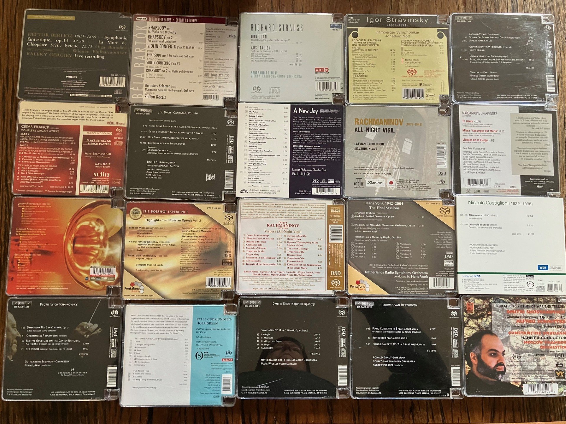SACD Classical lot 1. SACD - CD / SACD - StereoNET