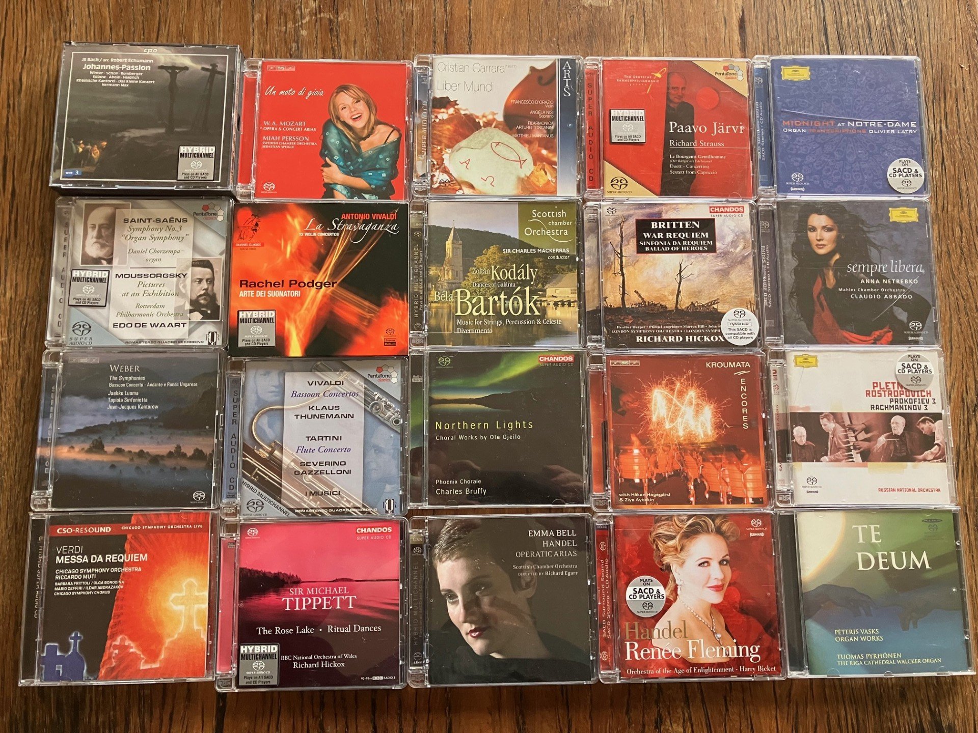 SACD Classical lot 1. SACD - CD / SACD - StereoNET